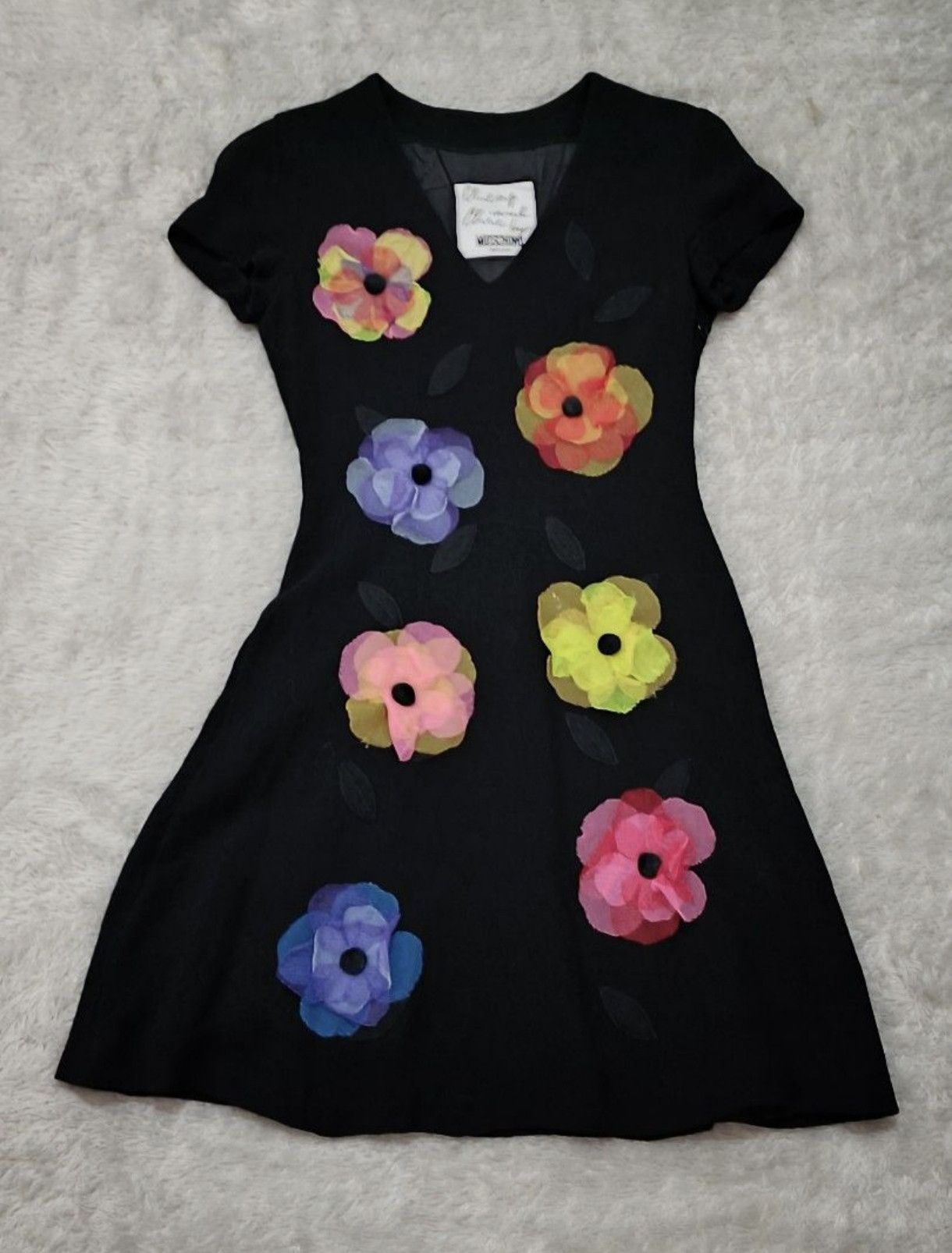 Moschino Dress Moschino Flower Size S / US 4 / IT 40 - 1 Thumbnail