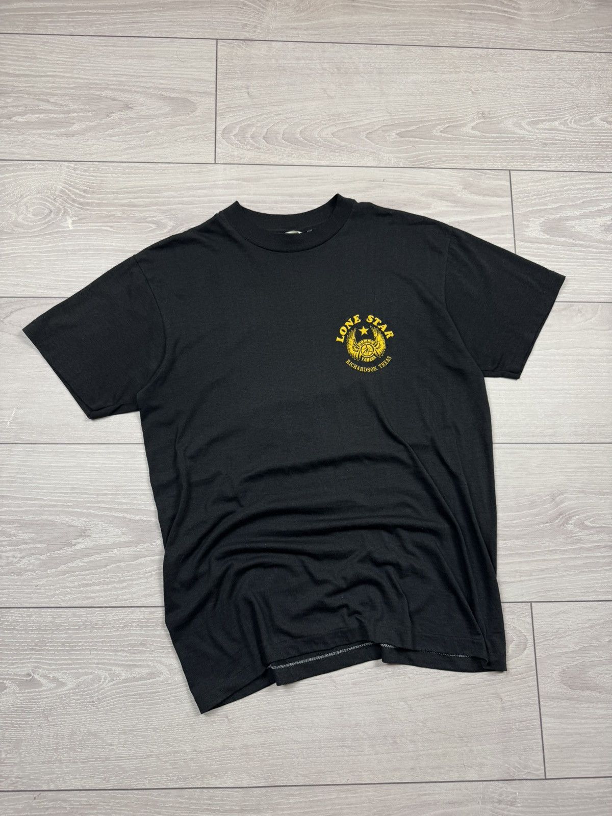 Yamaha Vintage 80s 90s Yamaha Lone Star Single Stitch T-Shirt Size US L / EU 52-54 / 3 - 2 Thumbnail