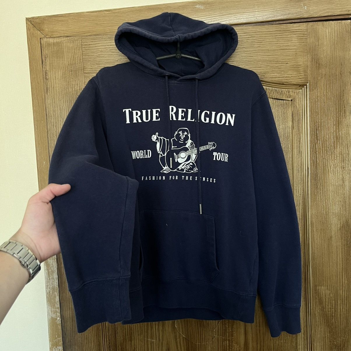 True Religion Vintage Hoodie True Religion Big Logo Size US S / EU 44-46 / 1 - 2 Thumbnail