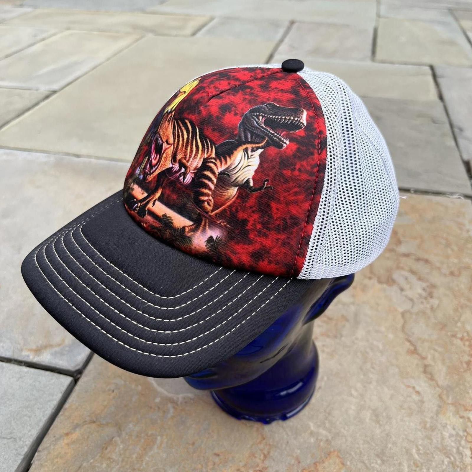 The Mountain T-Rex Dinosaurs Mesh Trucker Hat Size ONE SIZE - 1 Thumbnail