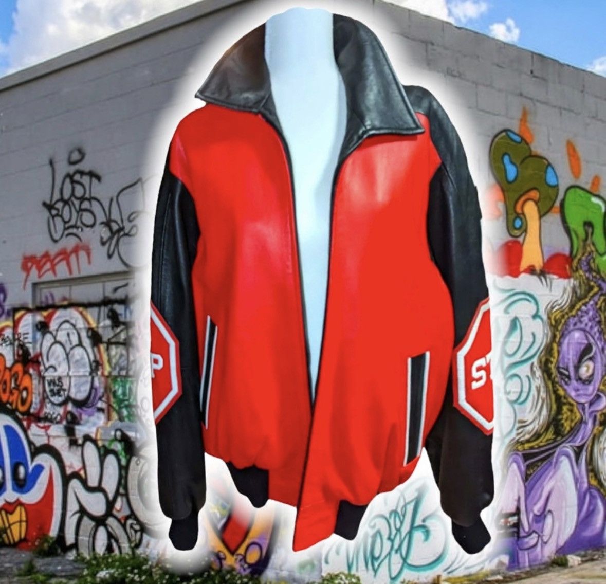 Michael Hoban 💎ViNTaGe 💎 MiCHaeL HoBan Stop SiGN 🛑🪧 JaCKet 🧥 Size US M / EU 48-50 / 2 - 2 Thumbnail