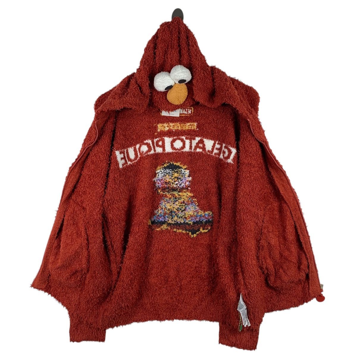 Vintage GELATO PIQUE x SESAME STREET Cartoon Hoodie Sweater Jacket Size US L / EU 52-54 / 3 - 3 Thumbnail