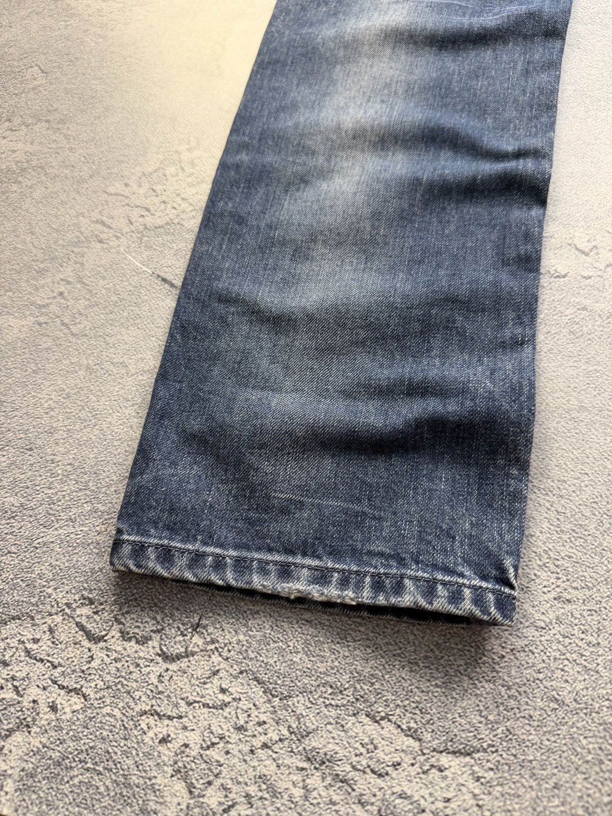 Diesel Vintage Diesel Jeans Flared Wide Japanese Y2K Faded Distress Size US 26 / EU 42 - 12 Thumbnail
