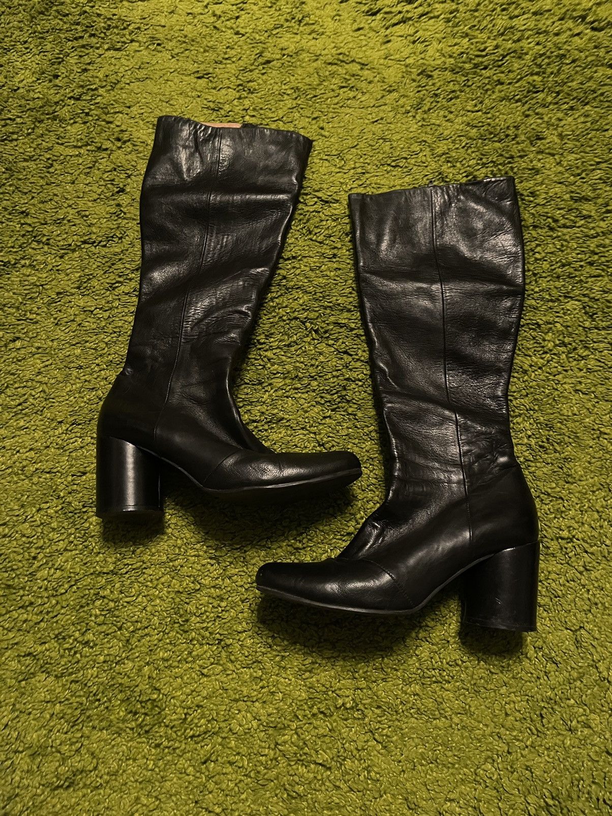 Designer × Maison Margiela Maison Martin Margiela avant garde real leather high boots Size US 7 / IT 37 - 3 Thumbnail