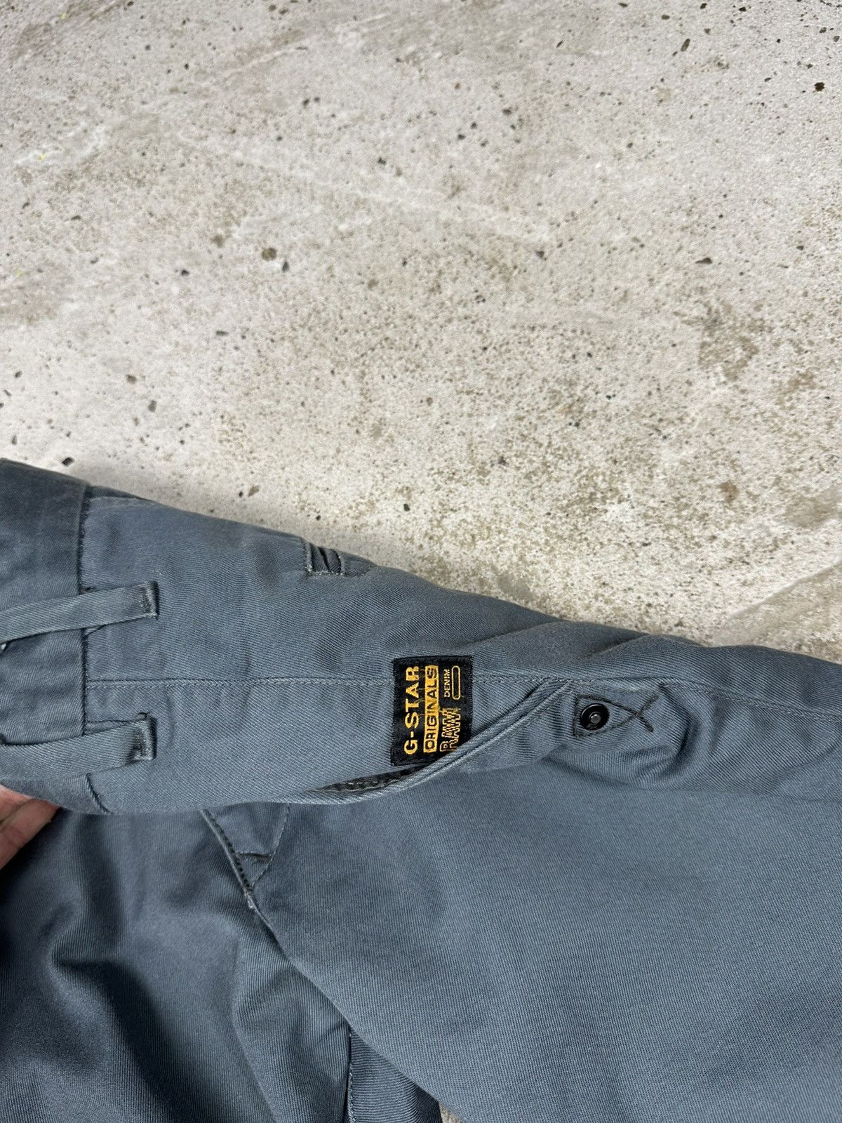 G-Star Vintage Y2K G Star Raw 3301 Chino Loose Tapered Pants Size US 31 - 8 Thumbnail