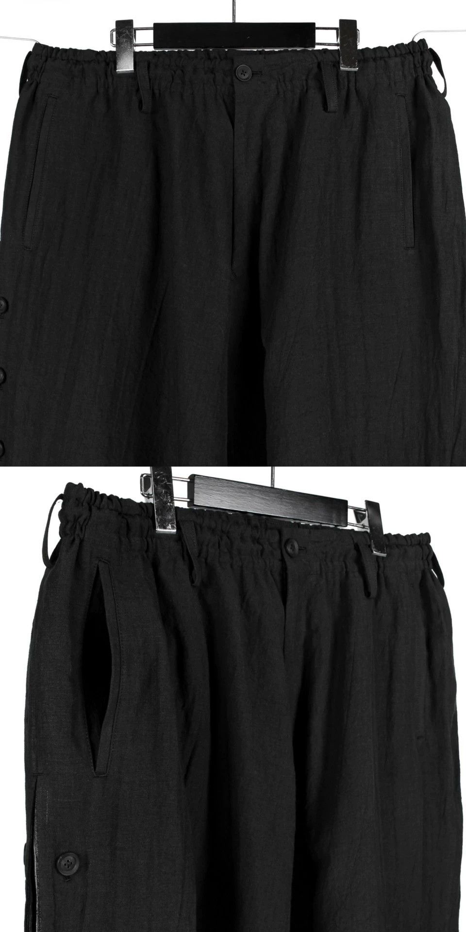 Yohji Yamamoto Yohji Yamamoto 24SS Silver Buckle Embroidered Runway Pants Size US 32 / EU 48 - 6 Thumbnail