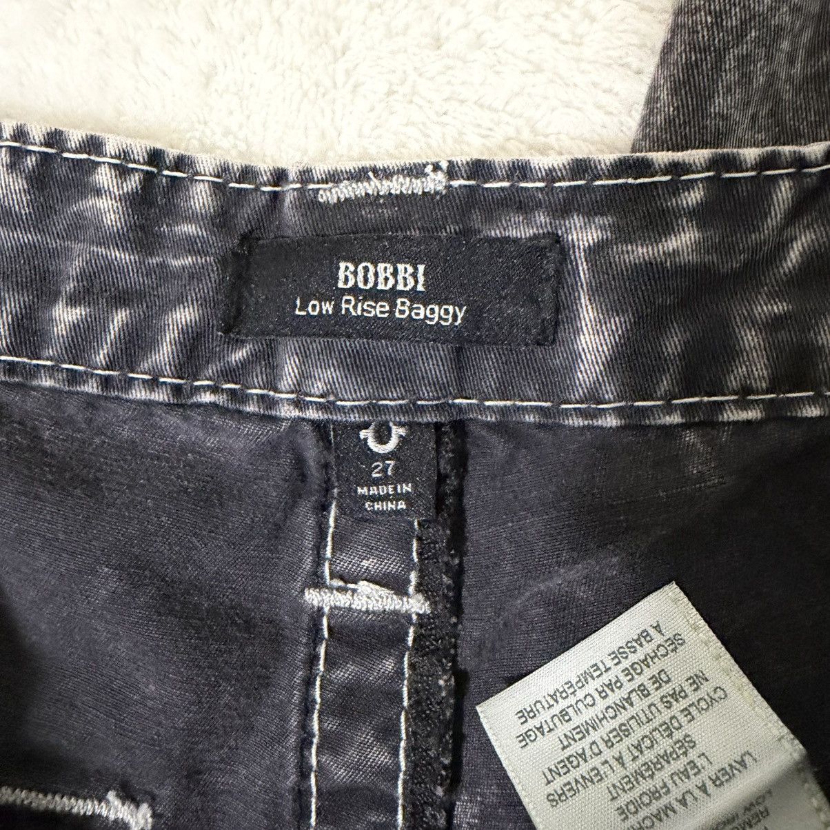 True Religion True Religion Bobbi Low Rise Baggy Cargo Jeans Size 27" / US 4 / IT 40 - 4 Thumbnail