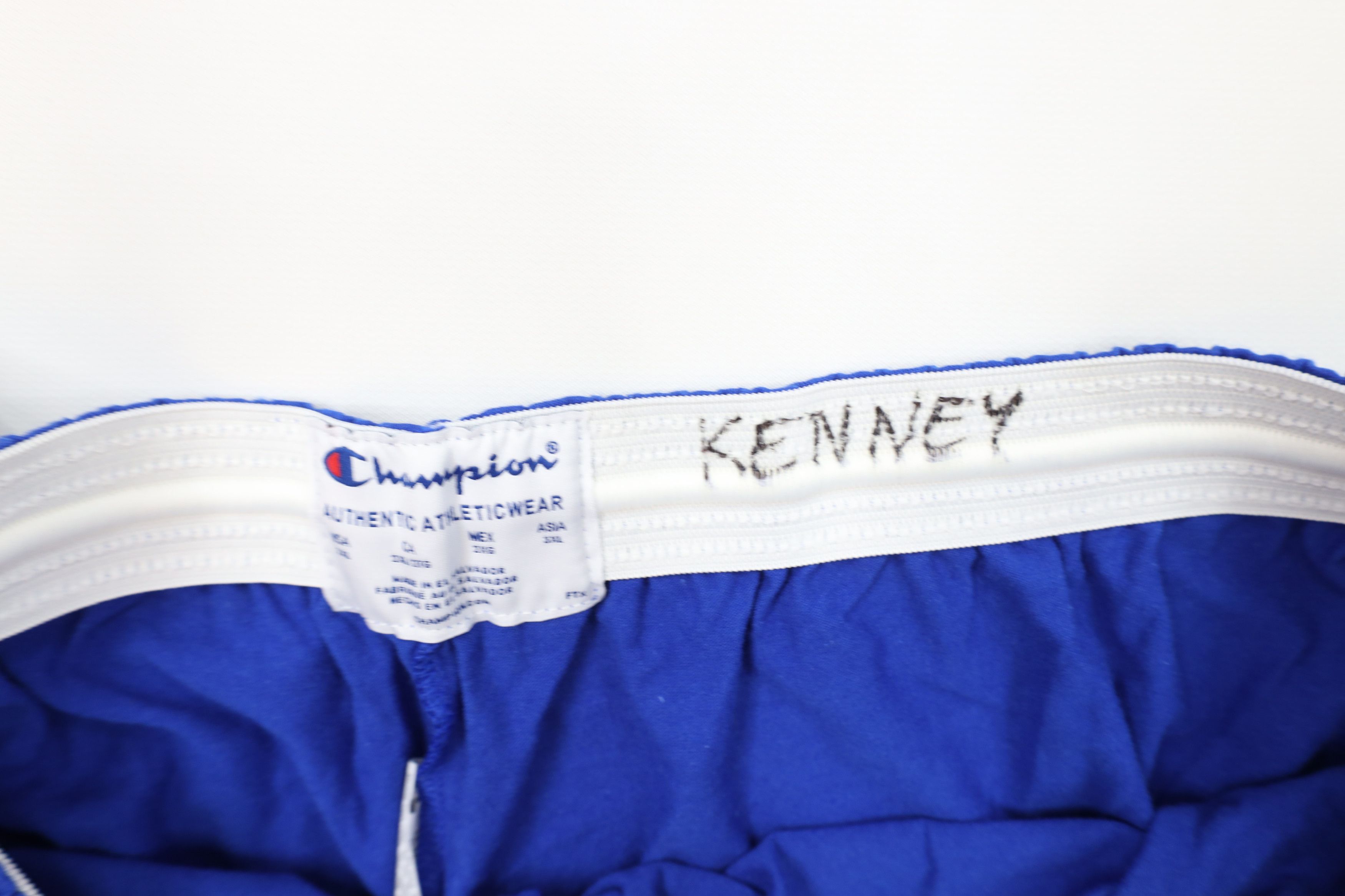 Champion Vintage Champion Classic Logo Above Knee Shorts Blue Cotton Size US 38 / EU 54 - 7 Thumbnail