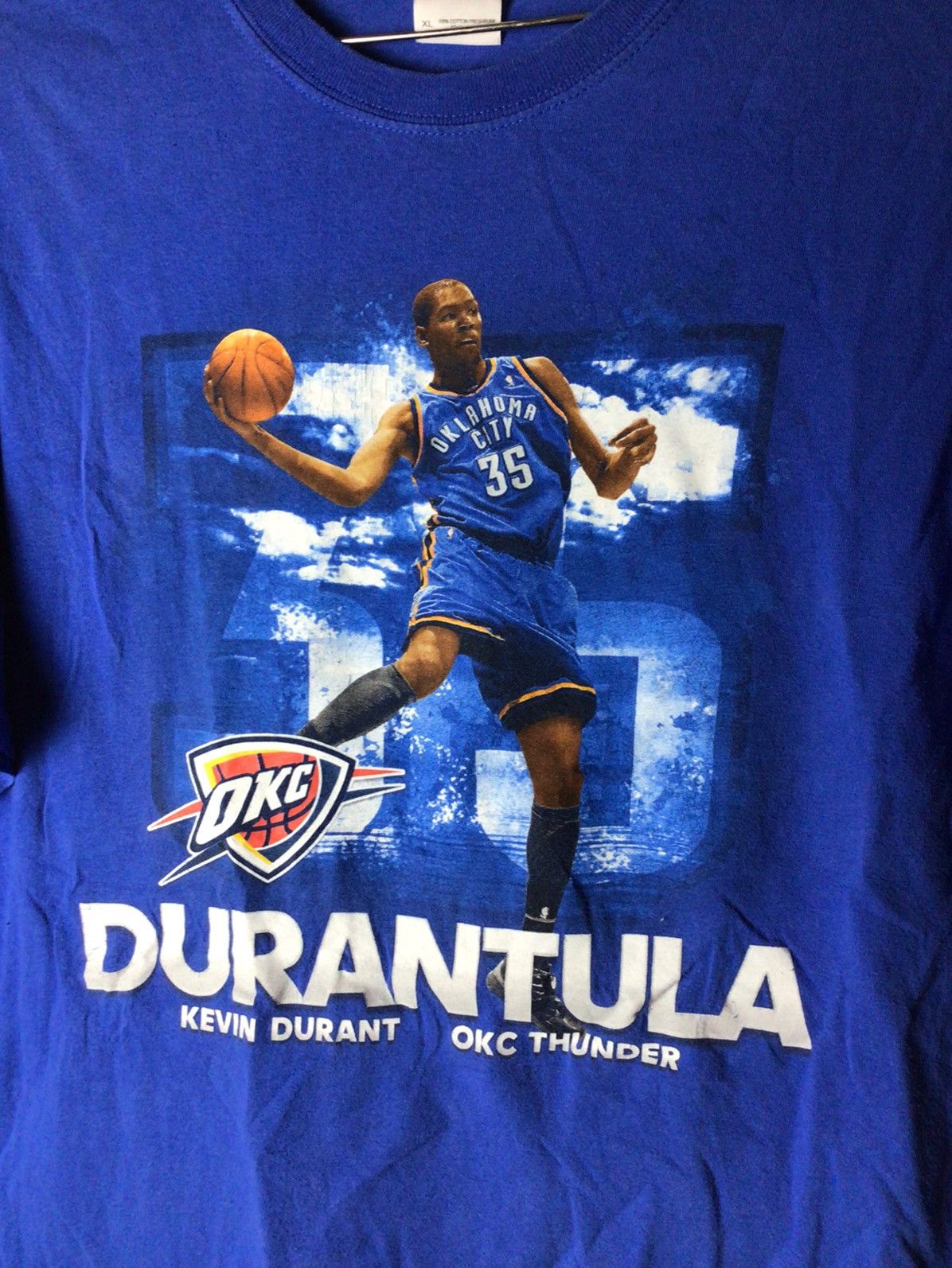 NBA × Rap Tees Kevin Durant OKC 00's Size US XL / EU 56 / 4 - 3 Thumbnail