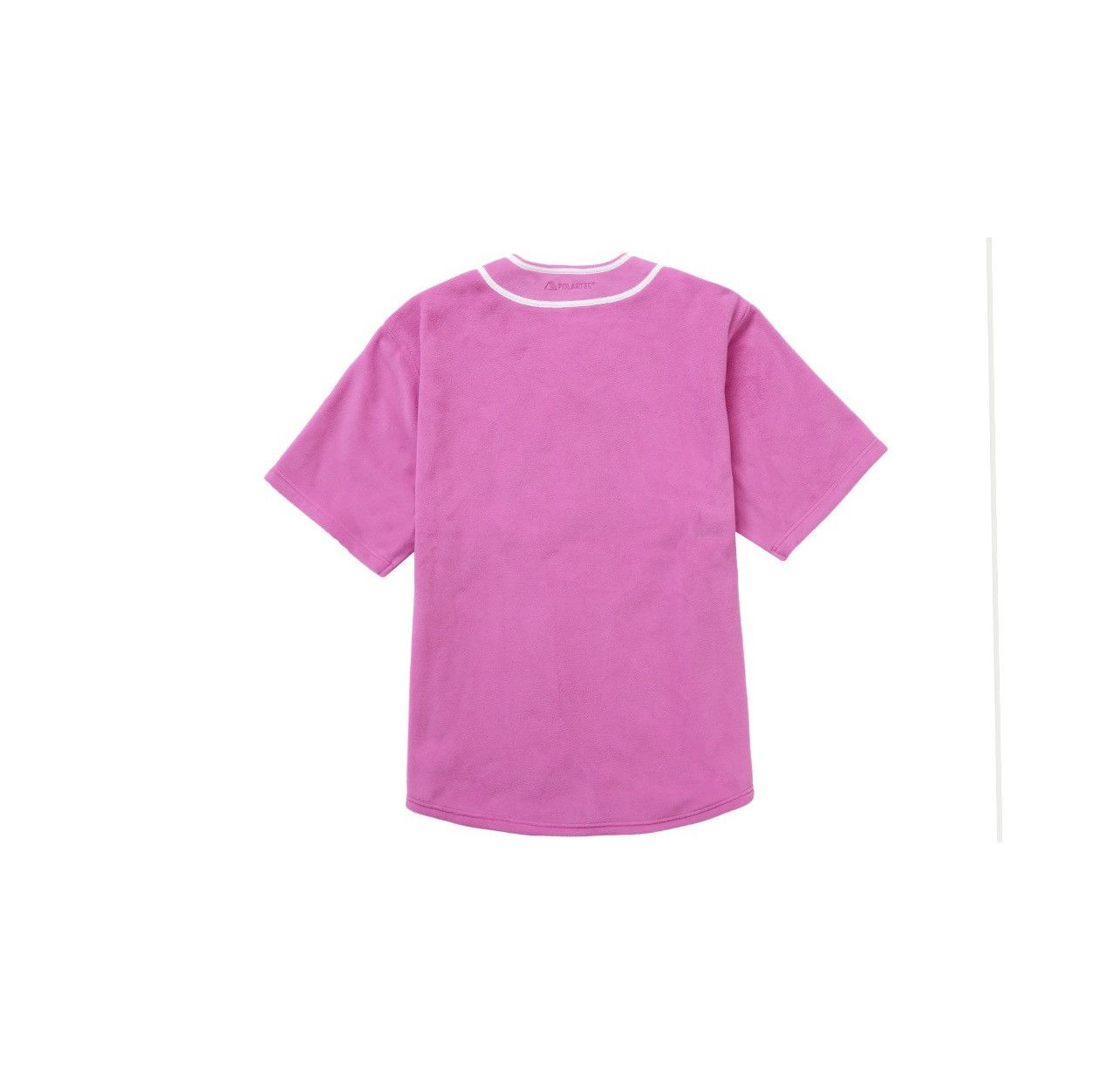 Supreme Supreme Polartec Baseball Jersey Pink Size: M Size US M / EU 48-50 / 2 - 2 Thumbnail