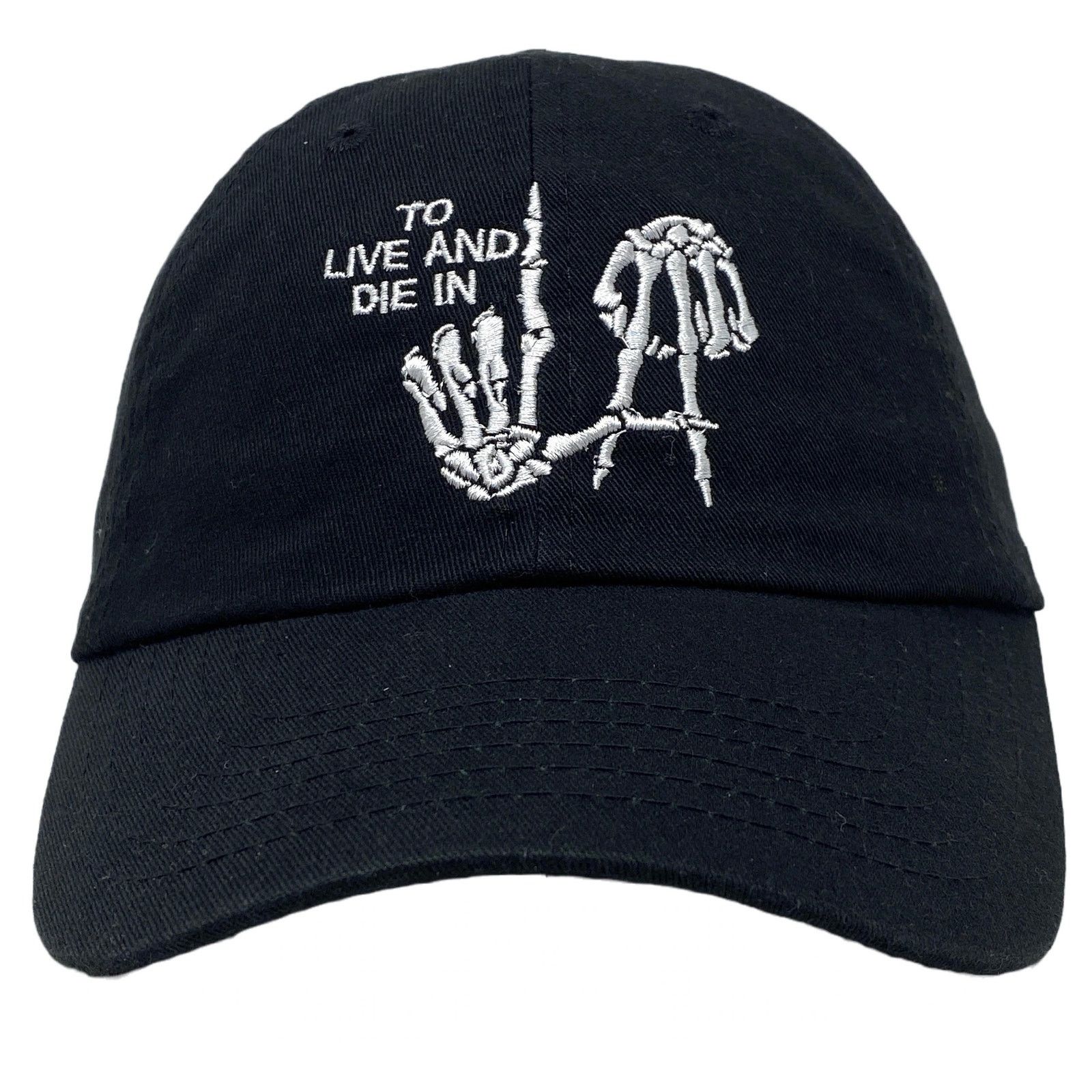 Other To Live And Die In LA White Dad Hat Size ONE SIZE - 3 Thumbnail