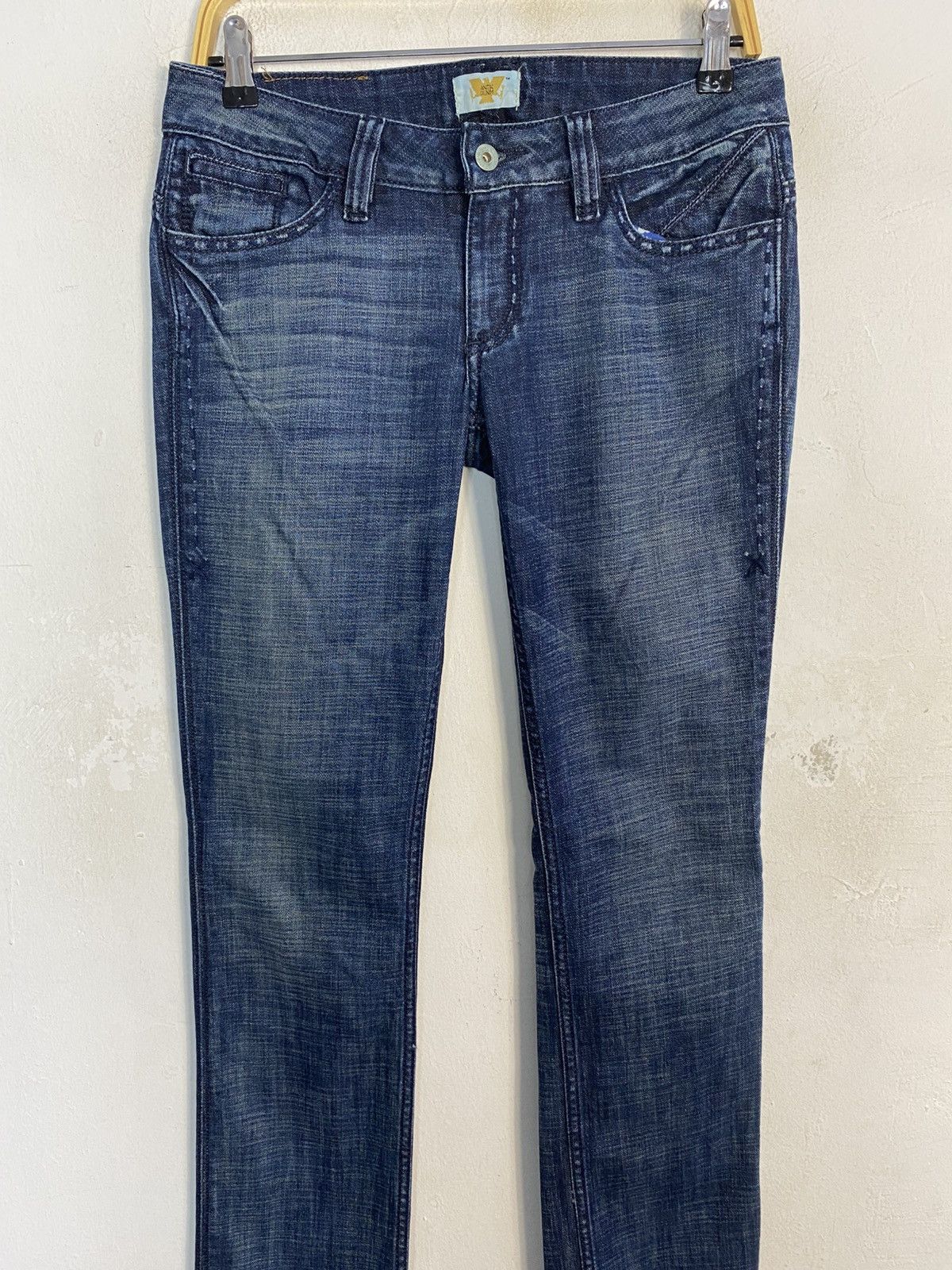 Antik Denim Hype Antik Denim Indigo Jeans Embroidery Logo Size 31" - 3 Thumbnail