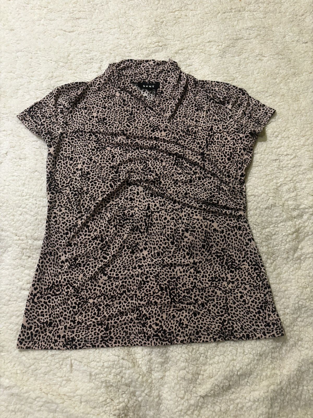DKNY Women’s leopard print top0247 Size L / US 10 / IT 46 - 10 Thumbnail