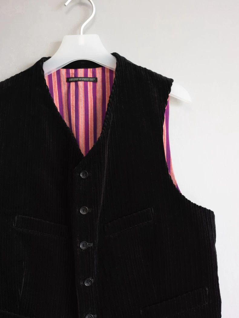 Yohji Yamamoto Yohji Yamamoto 22AW corduroy four-pocket vest Size US XL / EU 56 / 4 - 4 Thumbnail