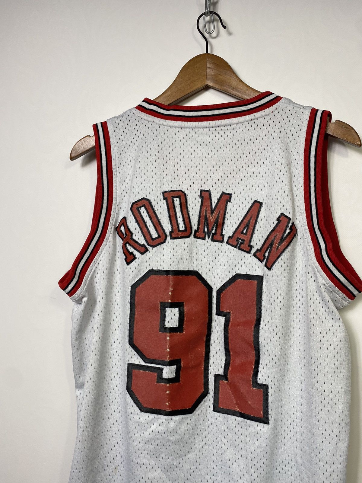 Adidas × NBA × Vintage Vintage Harwood Classics x Adidas Chicago Bulls Rodman Jerse Size US M / EU 48-50 / 2 - 16 Thumbnail