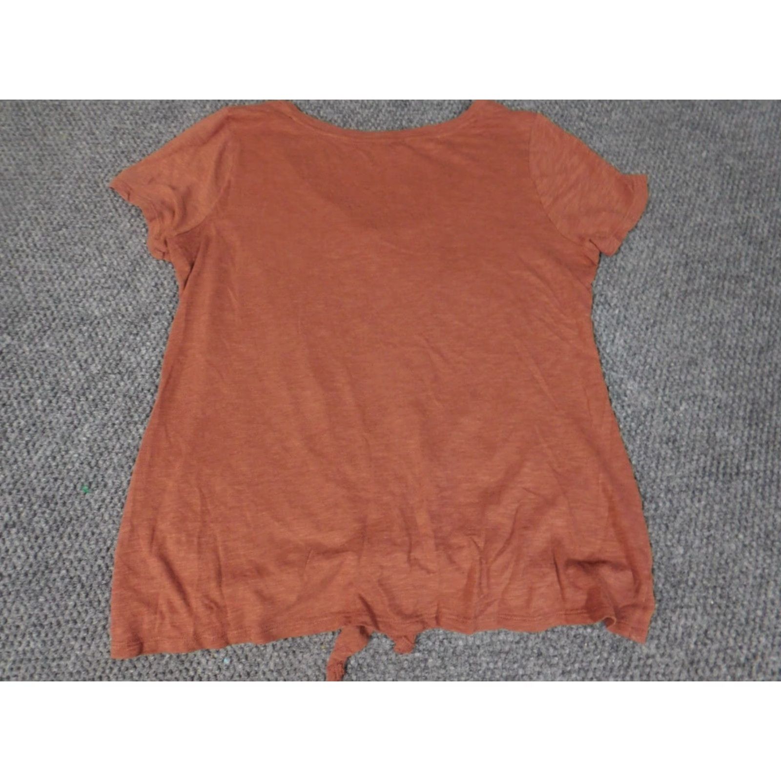 Express Express Blouse Womens Medium pink pullover stretch solid collar short sleeve casual Polyester Regular Basic Ladies M Stretch Size M / US 6-8 / IT 42-44 - 6 Thumbnail