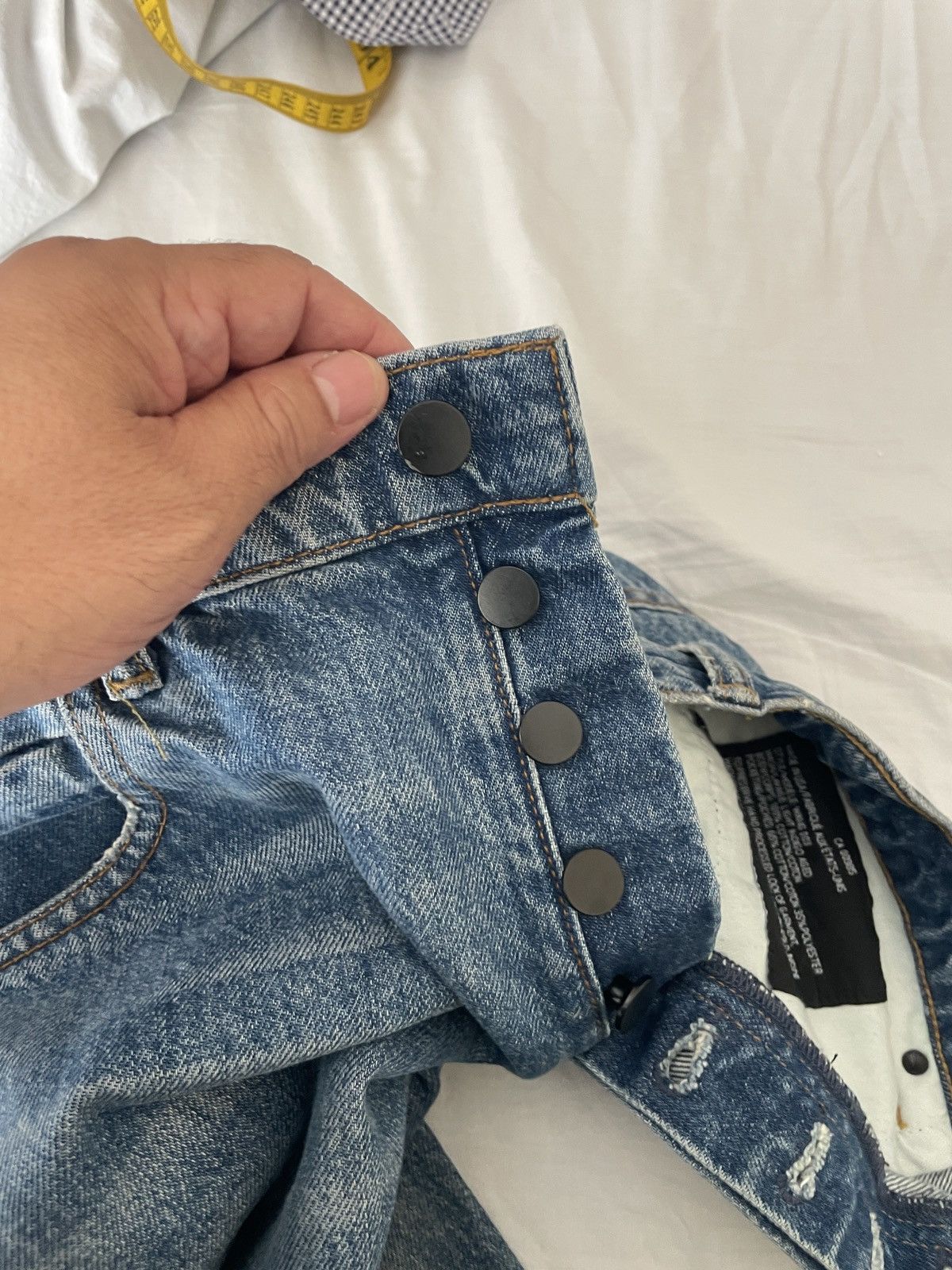Alexander Wang High waisted Button Fly denim heans Size US 34 / EU 50 - 9 Thumbnail