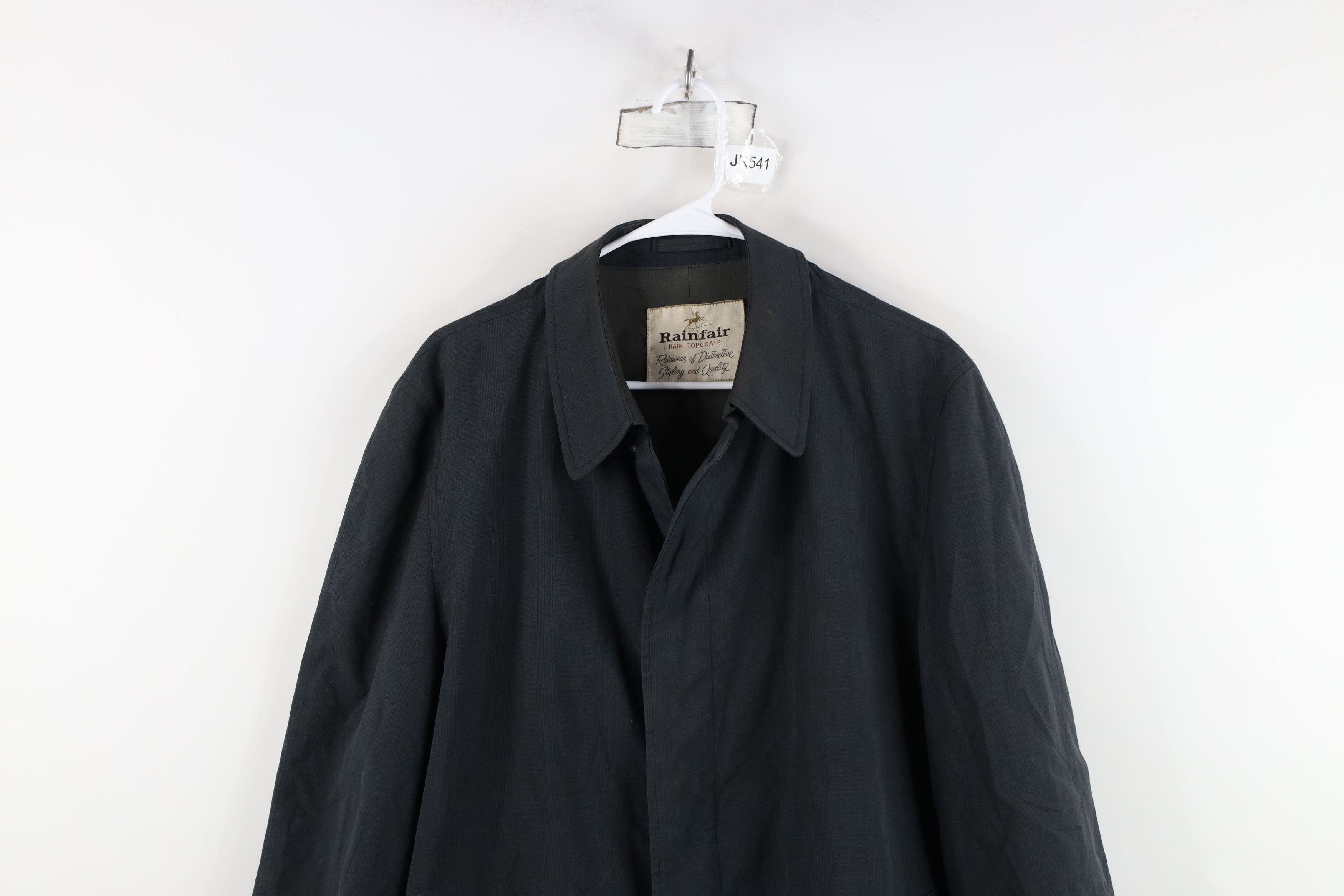 Vintage Vintage 50s 60s Streetwear Plaid Rain Coat Trench Coat USA Size US XXL / EU 58 / 5 - 2 Thumbnail
