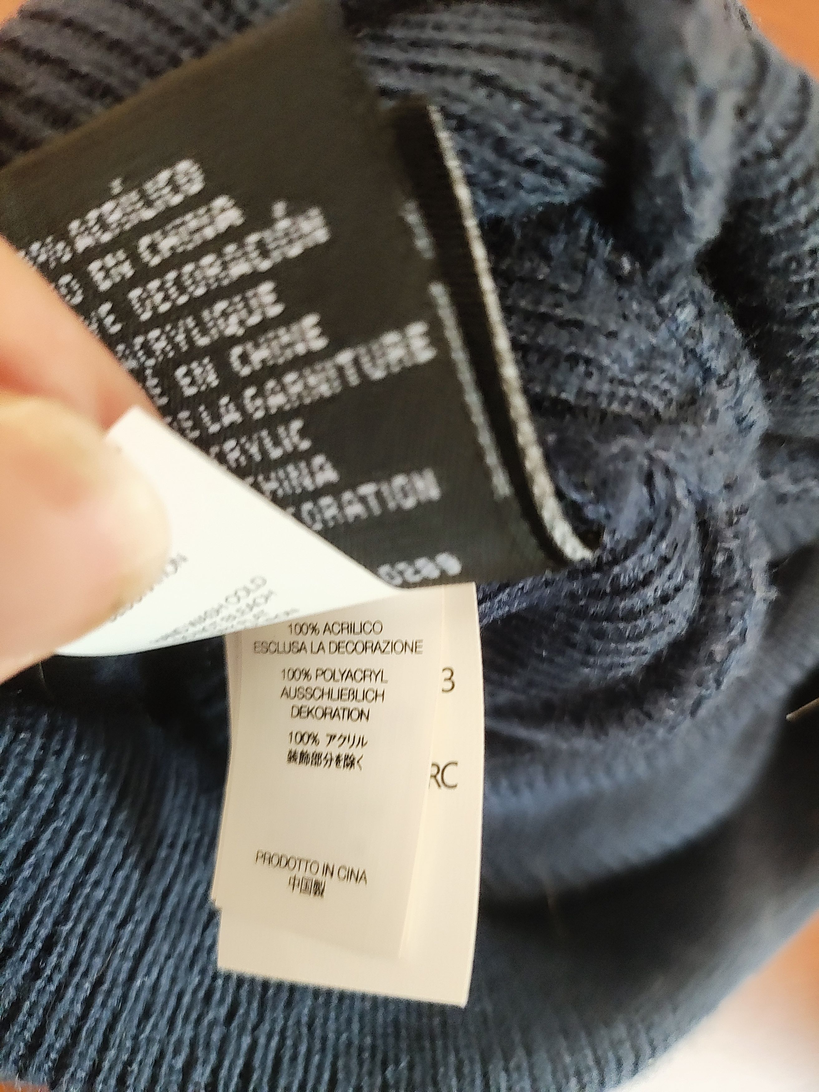 Supreme 2024 F/W Supreme/New Era beanie Navy Size ONE SIZE - 8 Thumbnail