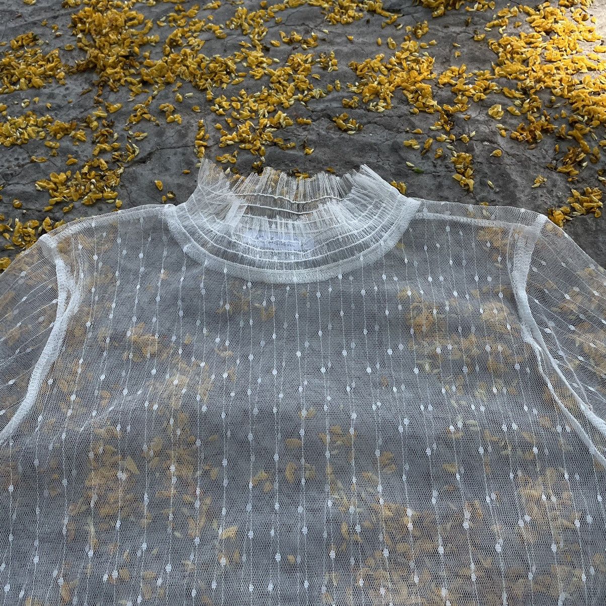 Japanese Brand Japanese turtle Neck Sheer Top Size XL / US 12-14 / IT 48-50 - 2 Thumbnail