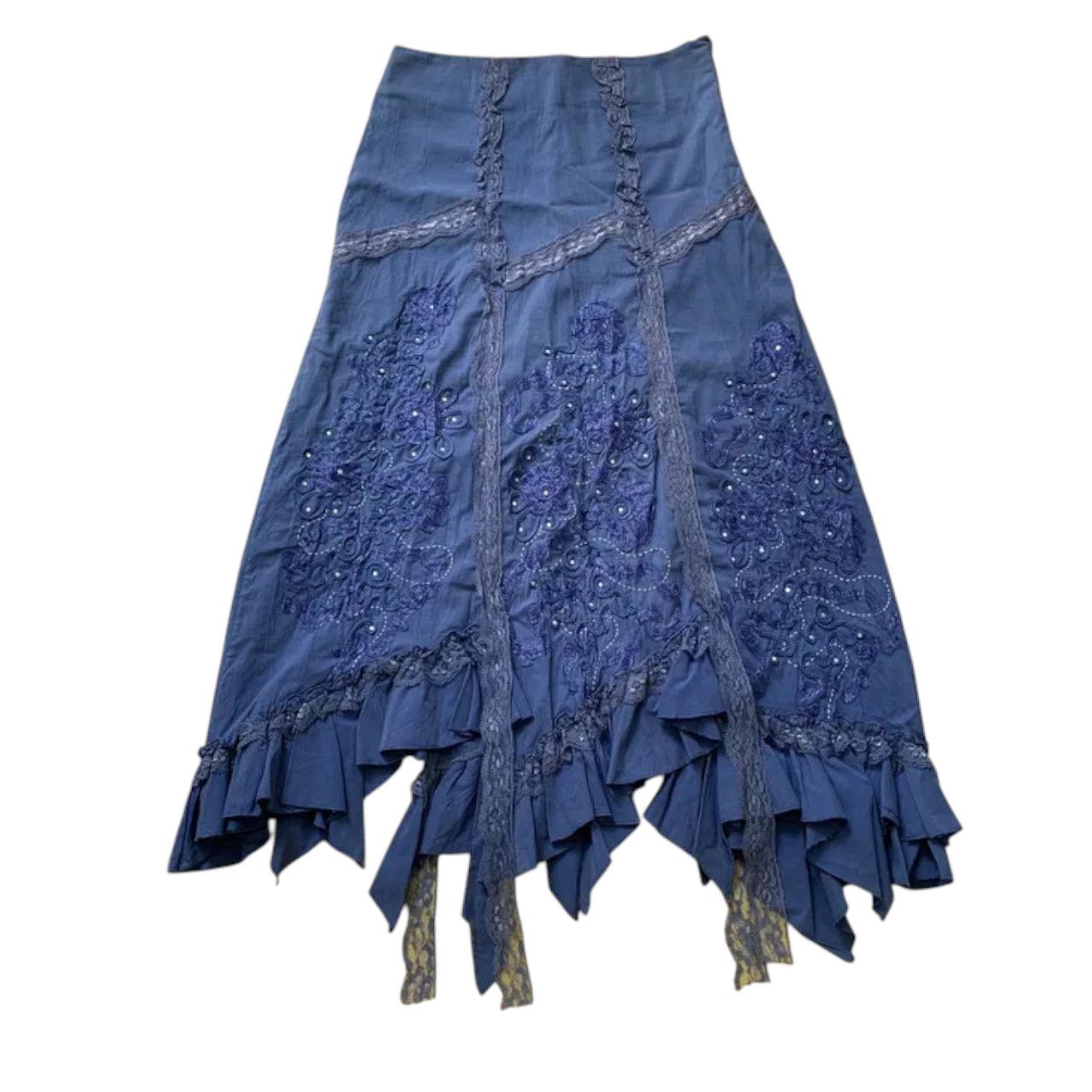 Other Fairy asymmetric midi skirt sz s Size 28" / US 6 / IT 42 - 2 Thumbnail