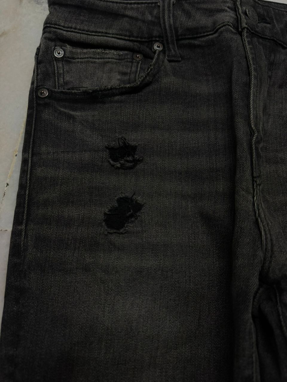 Japanese Brand 💥Insane💥Amiri Style Distress Ripped By American Eagle Size US 30 / EU 46 - 7 Thumbnail