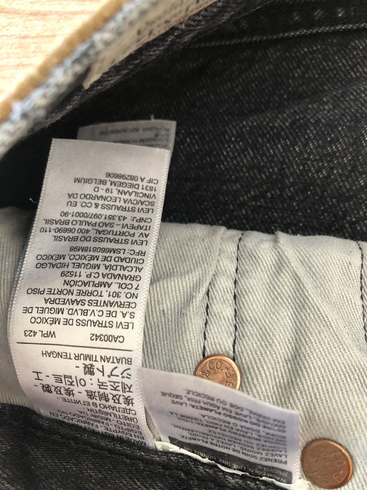 Levi's Levi’s Men Jeans Black W33 x L30 Size US 33 - 8 Thumbnail