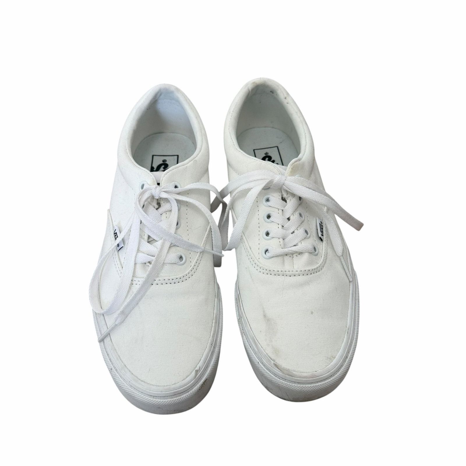 Vans Vans White Low Top Sneakers Sz 8 Men Size US 8 / EU 41 - 2 Thumbnail