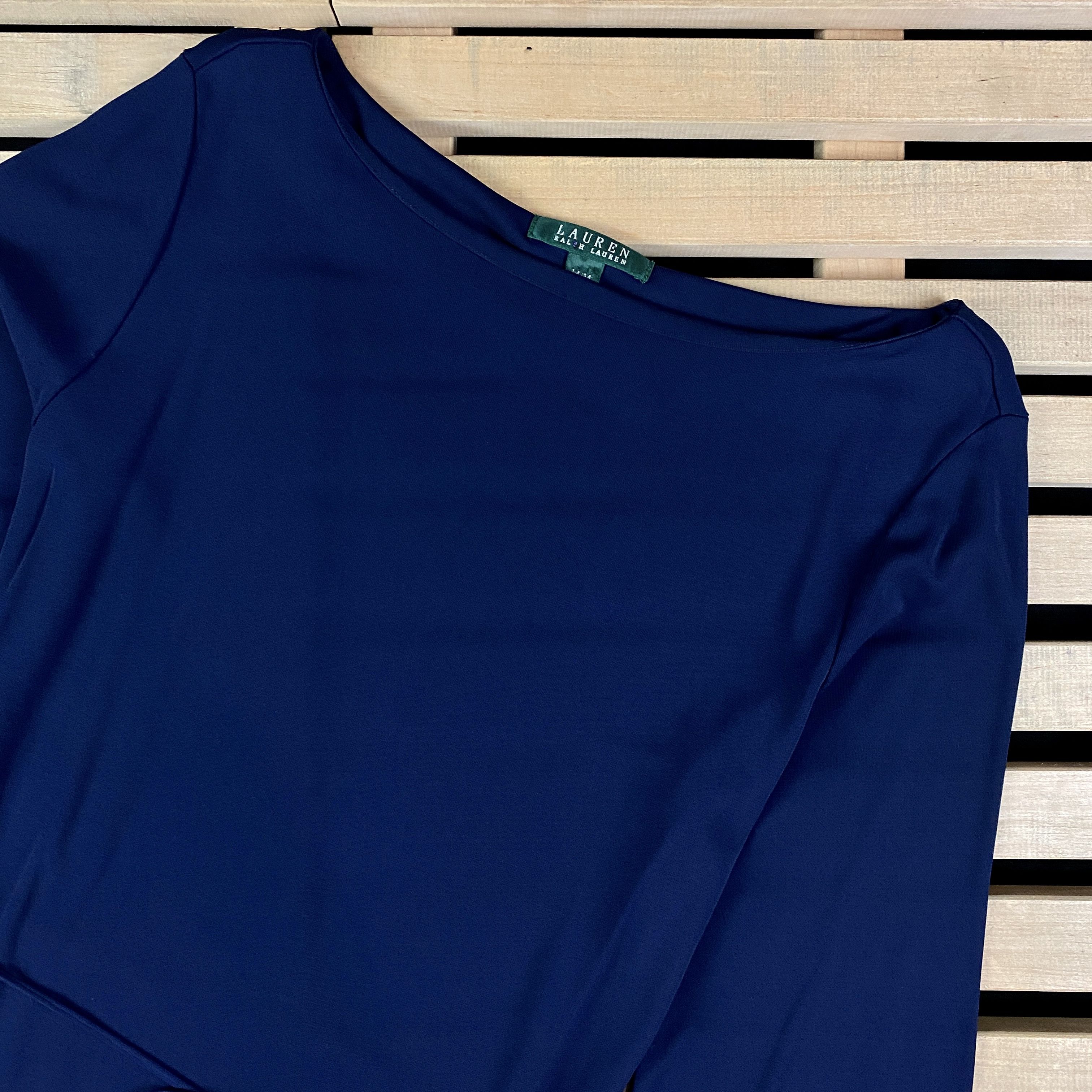Polo Ralph Lauren × Ralph Lauren Womens Short Sleeve Top T-Shirt Ralph Lauren Size M Rayon Size M / US 6-8 / IT 42-44 - 2 Thumbnail