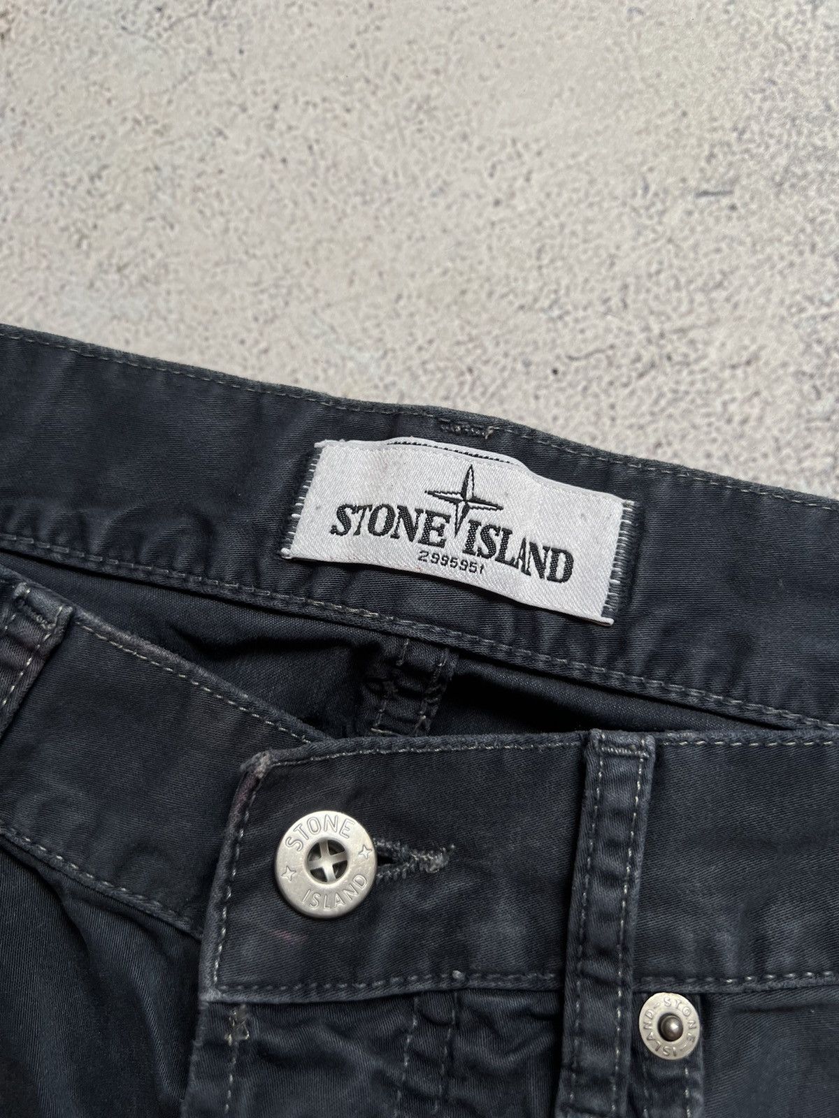 Stone Island × Vintage STONE ISLAND VINTAGE PATCH LOGO PANTS DISTRESSED CHINO y2k Size US 32 / EU 48 - 7 Thumbnail