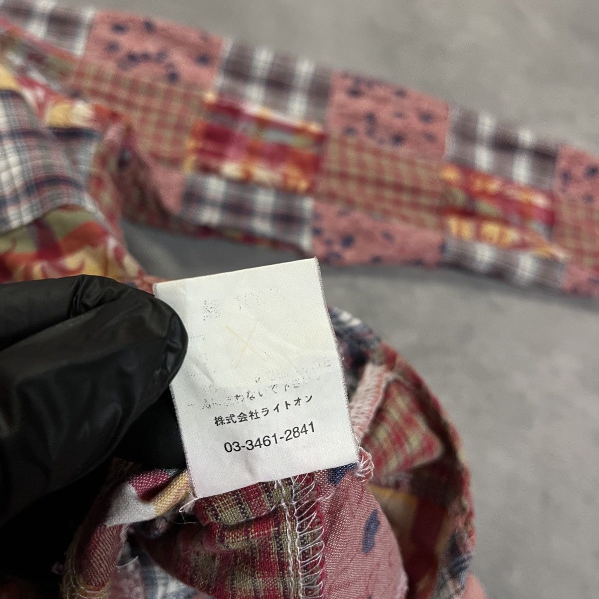 Flannel Spice Island Flannel Patch Work Western Shirt Plaid Floral Size US M / EU 48-50 / 2 - 6 Thumbnail