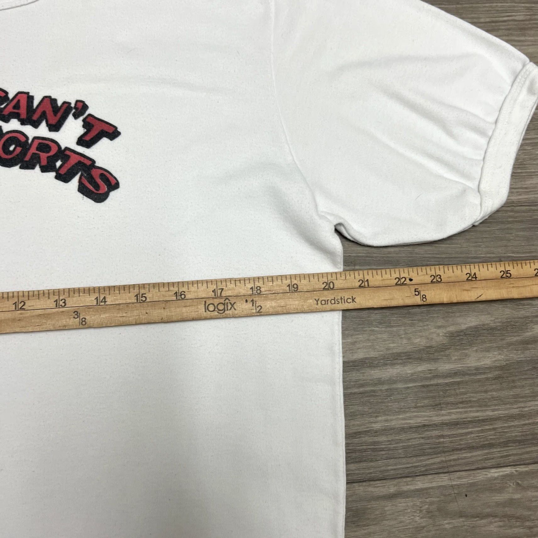 Vintage VINTAGE Parody T Shirt Men XL White Crew Neck Short Sleeve 80s 90s College Grunge Hipster USA Fun American Vintage Size US XL / EU 56 / 4 - 4 Thumbnail