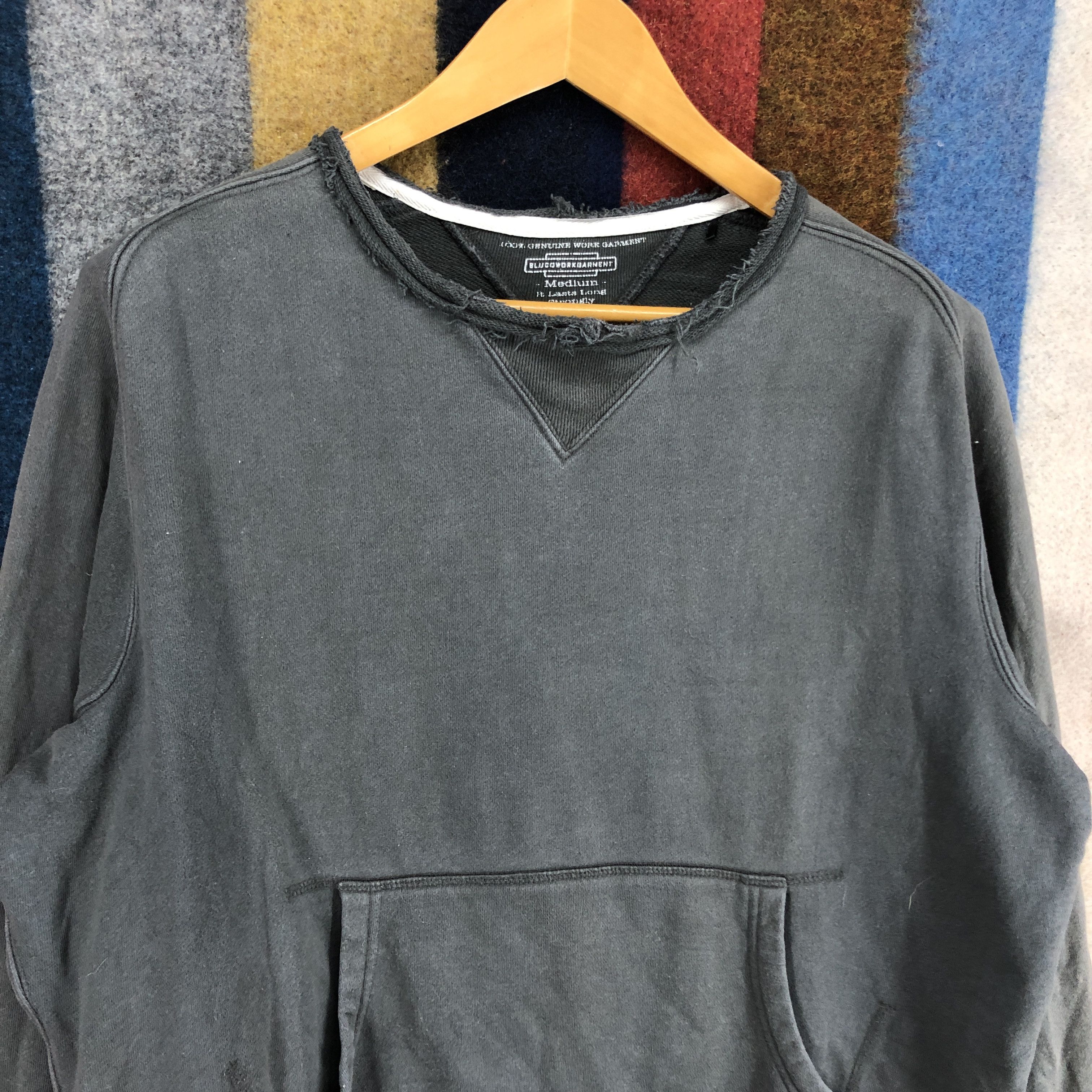 Japanese Brand BLUCO WORK GARMENT Crew Neck Sweatshirt #0340/O Size US L / EU 52-54 / 3 - 2 Thumbnail