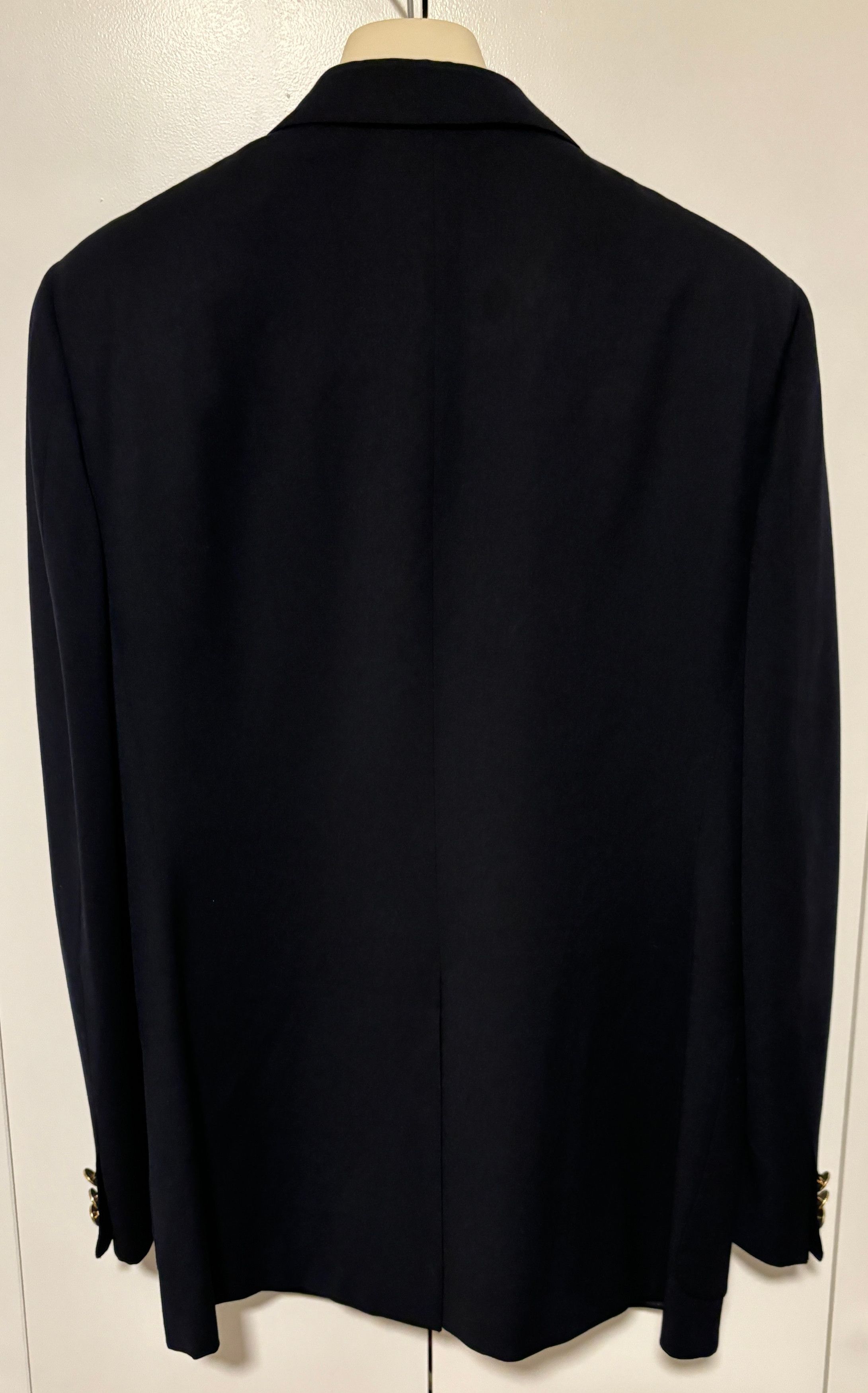 Belvest Belvest Black Blazer Sport Coat with Gold Buttons 38-40 Size 40R - 3 Thumbnail