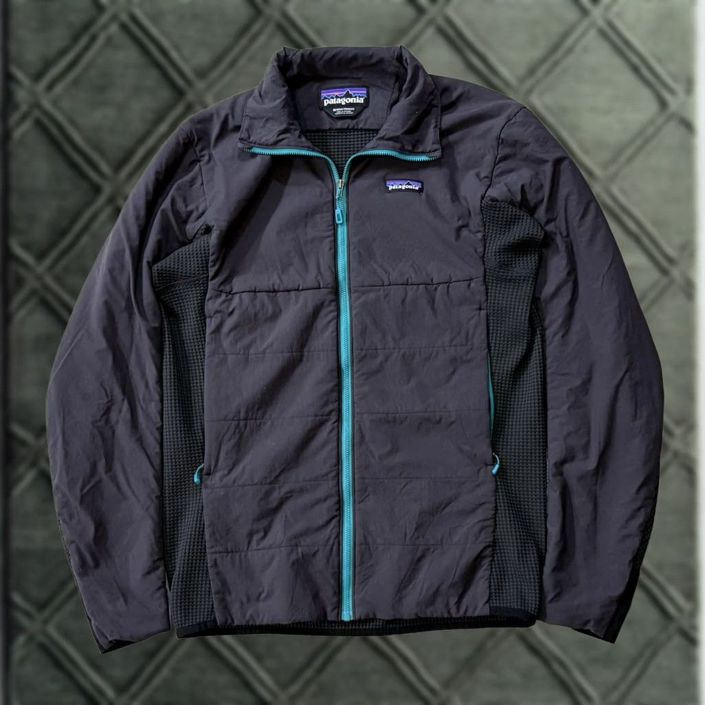 Patagonia Patagonia Jacket M Nano-Air Light Hybrid Dark Gray Nylon Zip Regular Men Quilted Weathergear Insulated Softshell Size US M / EU 48-50 / 2 - 1 Thumbnail