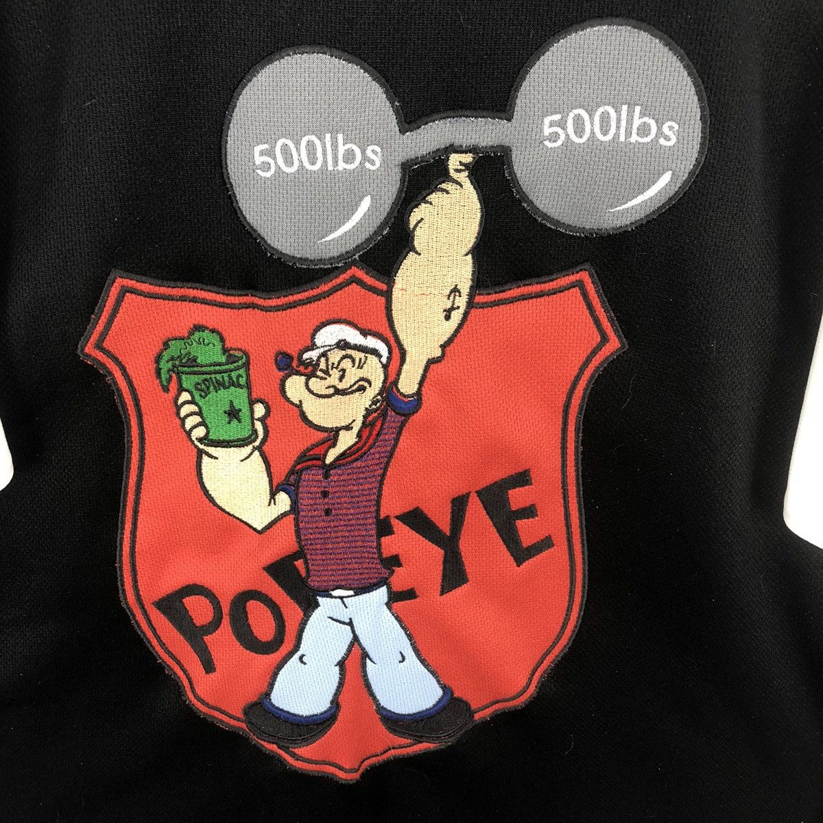 Cartoon Network Vintage Official Popeye Embroidered Big Logo Zipper Jacket Size US M / EU 48-50 / 2 - 14 Thumbnail