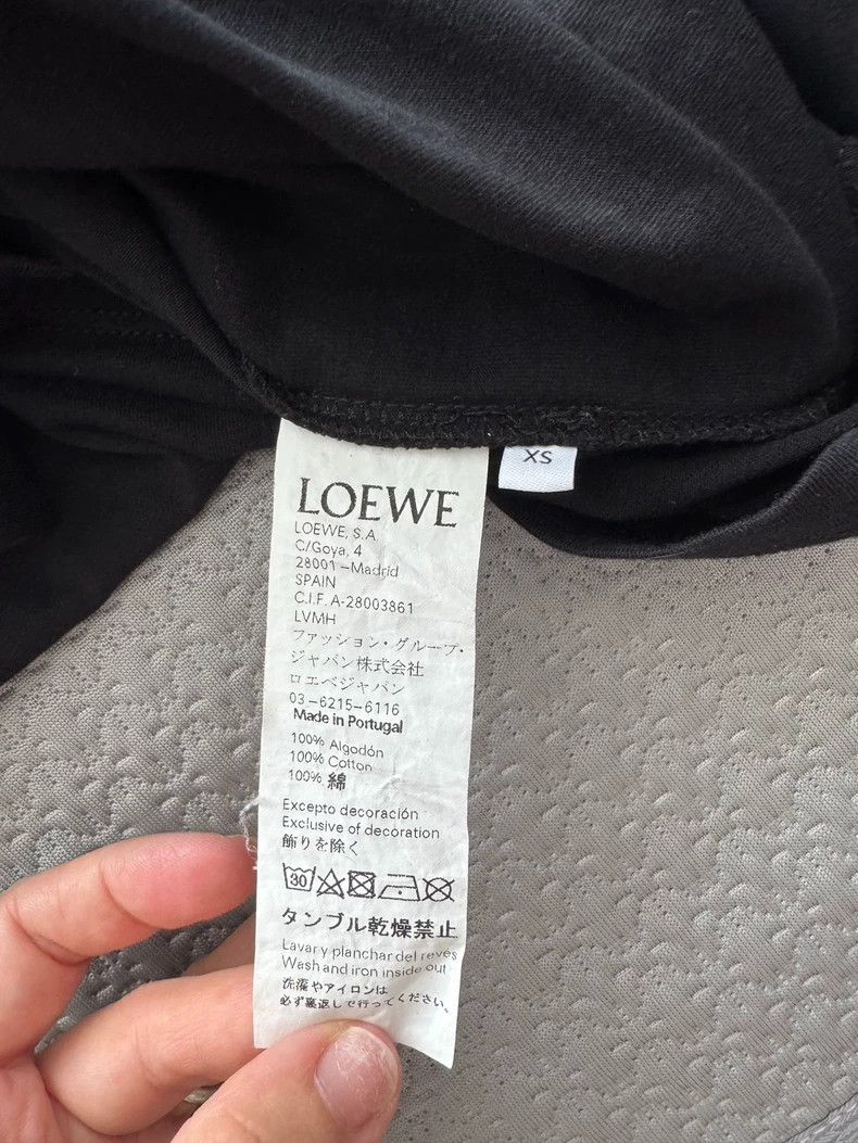 Loewe LOEWE Classic black T-shirt logo short sleeves Size XS / US 0-2 / IT 36-38 - 2 Thumbnail