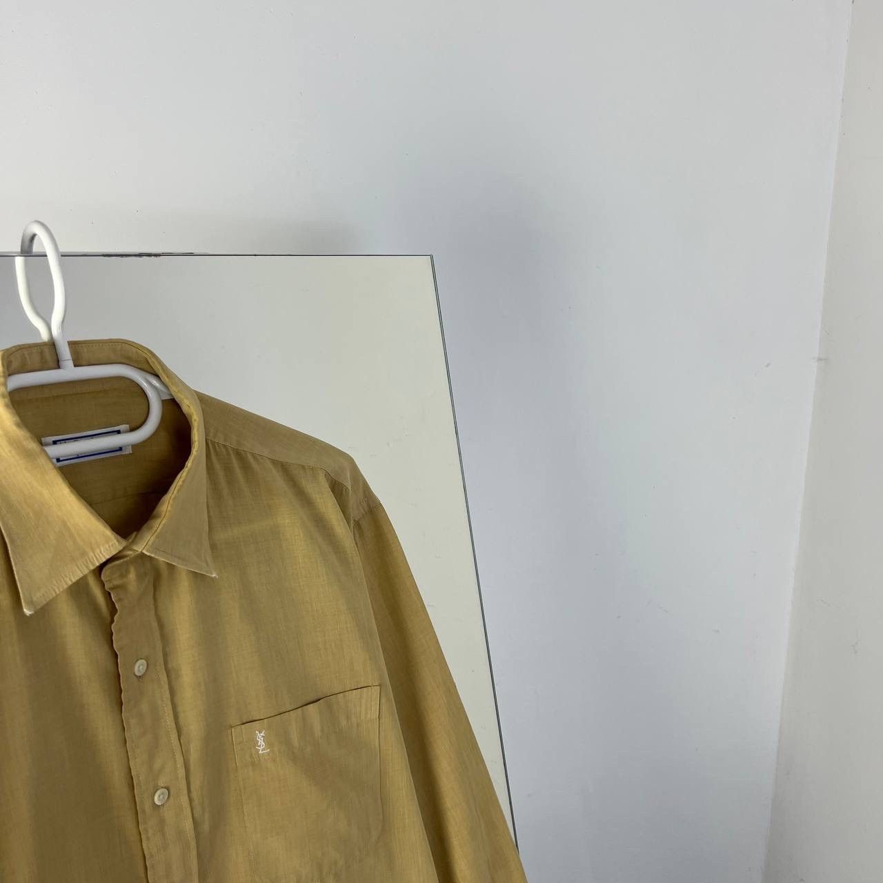 Yves Saint Laurent Vintage Y2K Yves Saint Laurent Pocket Logo Button Up Shirt Size US L / EU 52-54 / 3 - 2 Thumbnail