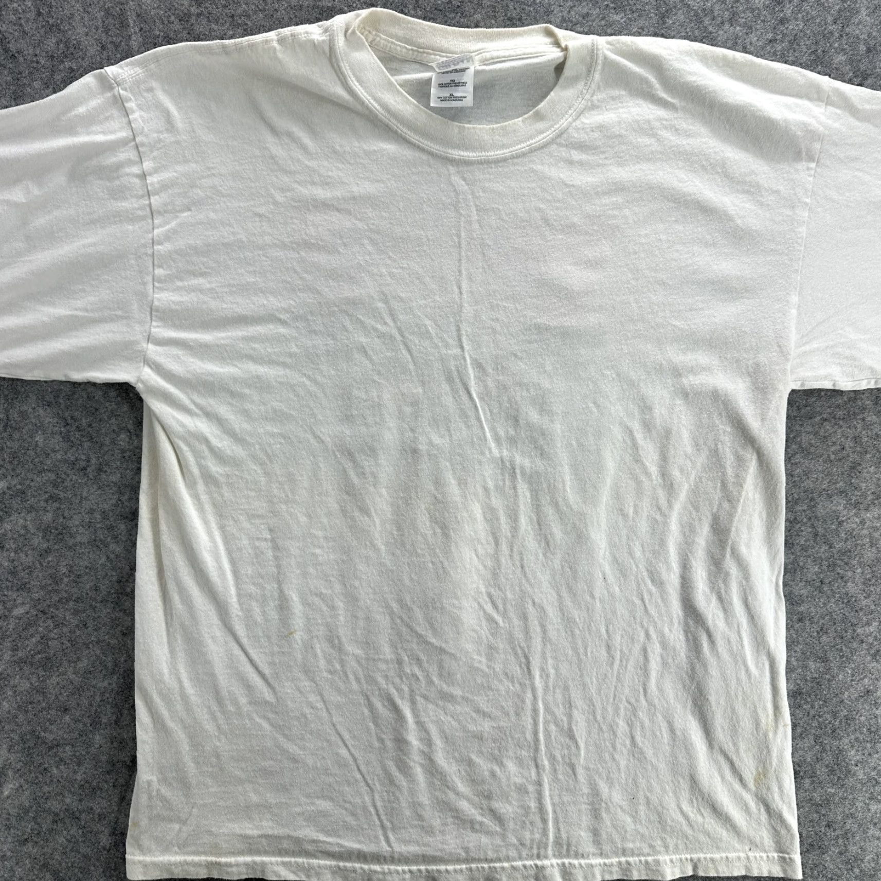 Gildan VINTAGE Jim Beam Shirt Mens XL White Road to the Rackhouse Tour 2002 Distressed Tee Size US XL / EU 56 / 4 - 3 Thumbnail