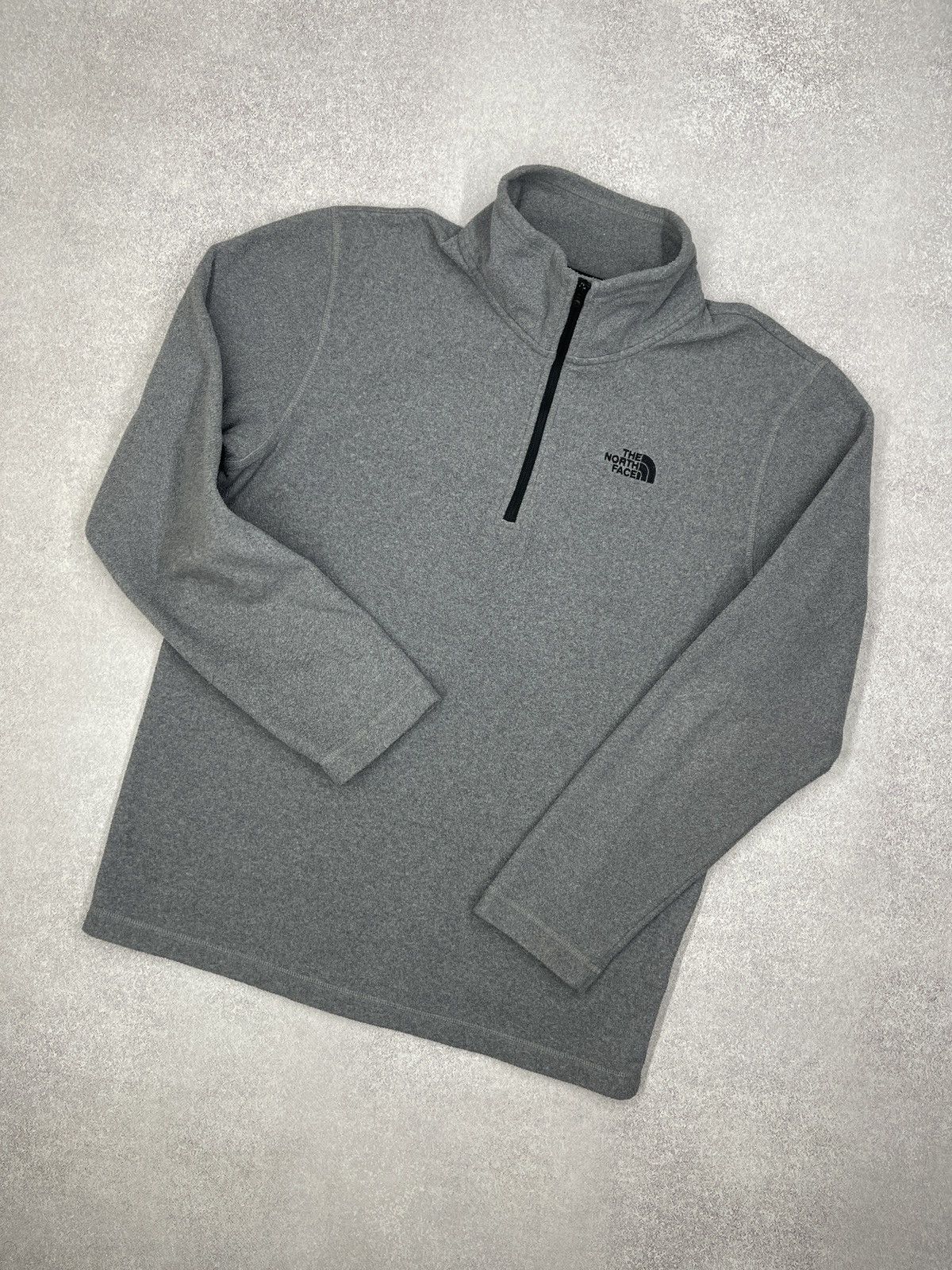 The North Face The North Face 1/4 Half Zip Fleece Grey Outdoor Gorpcore Size US M / EU 48-50 / 2 - 1 Thumbnail