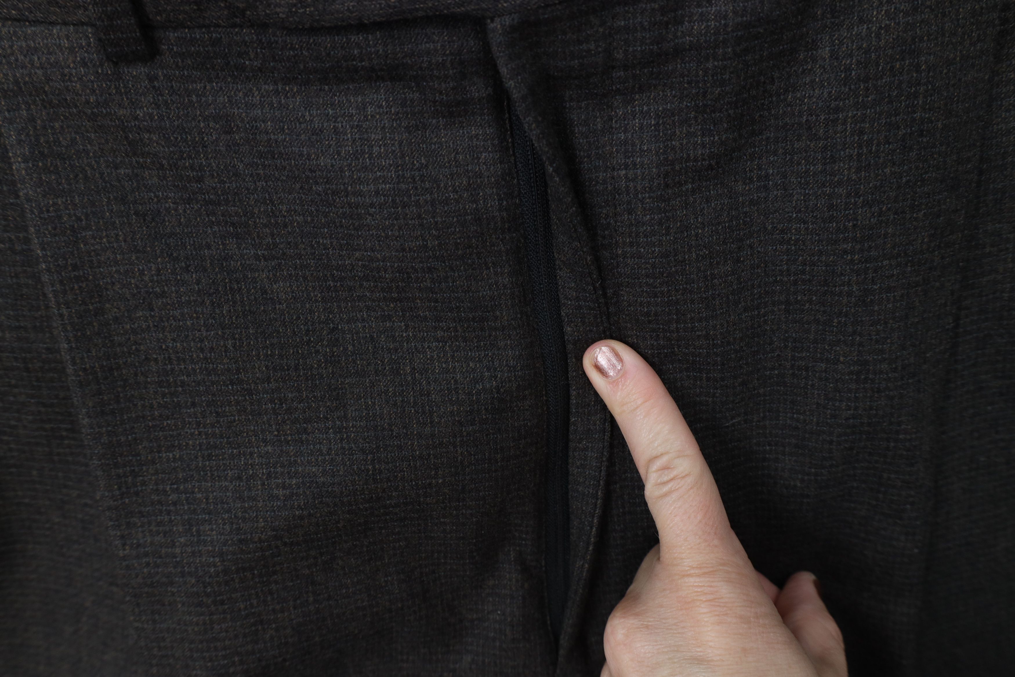 Vintage Vintage 90s Streetwear Cuffed Wide Leg Chino Pants Brown Size US 34 / EU 50 - 5 Thumbnail