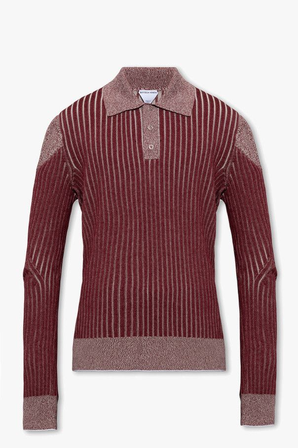 o1loc1c0324 728349 Ribbed Cotton Polo in Multicolor