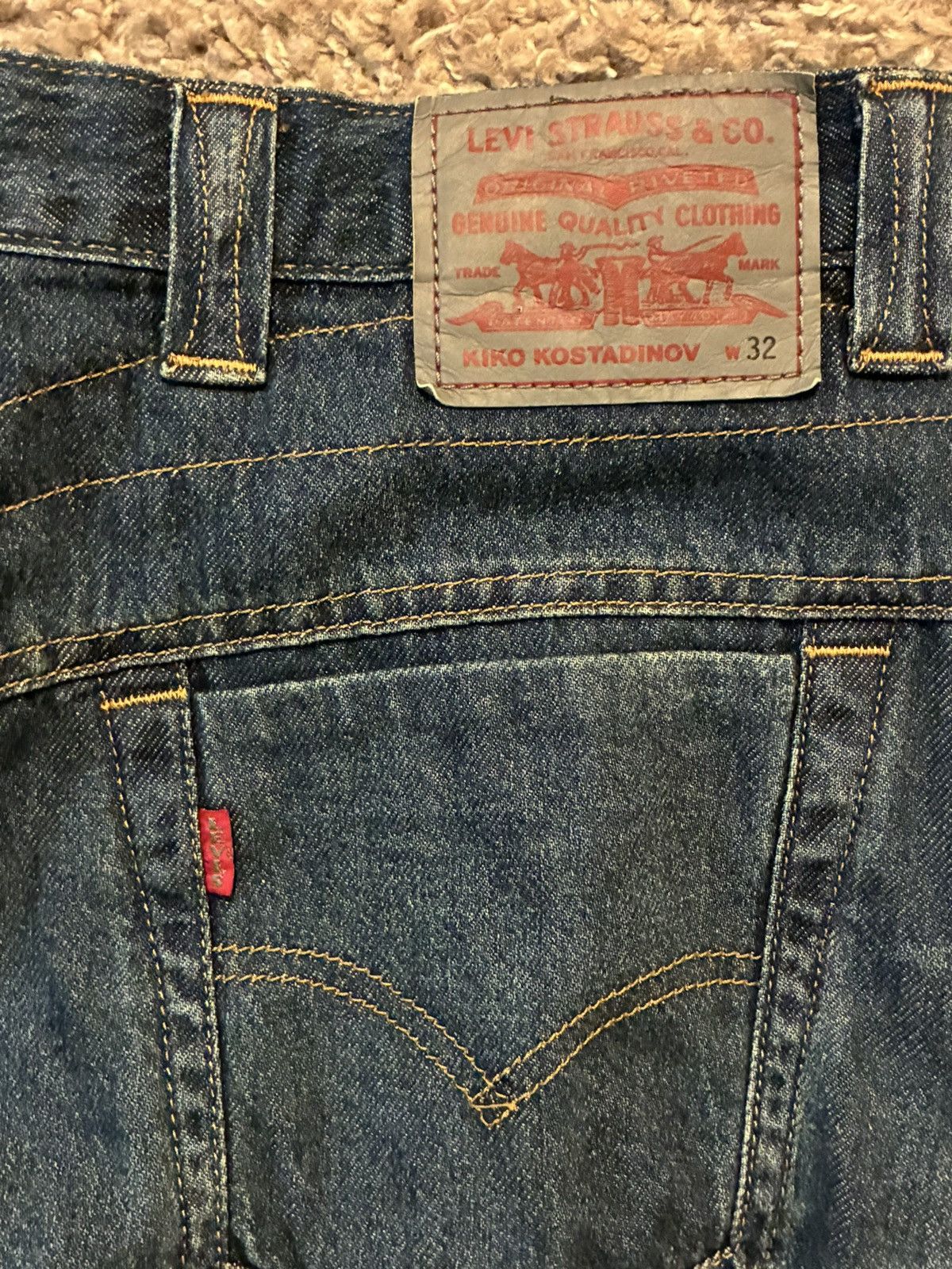 Kiko Kostadinov × Levi's Kiko Kostadinov Levis Denim Mens Articulate Jeans Size US 32 / EU 48 - 5 Thumbnail