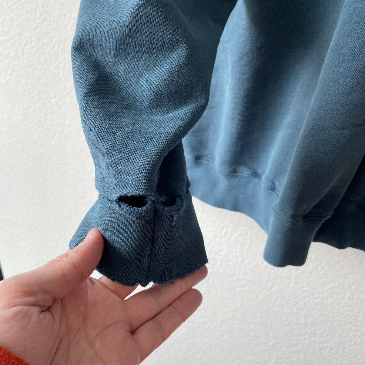Nike × Vintage Vintage 90s Nike Mini Swoosh Sweatshirt Size US XL / EU 56 / 4 - 8 Thumbnail