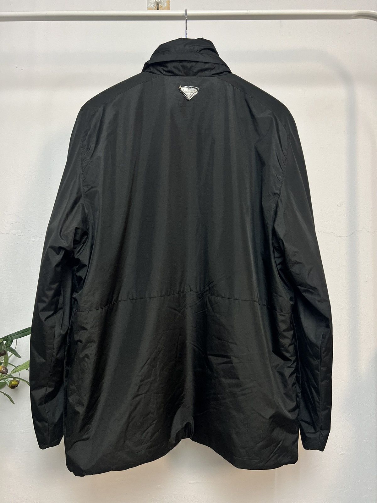 Prada Sport Black Jacket – Archive Nylon Outerwear / Red Tab