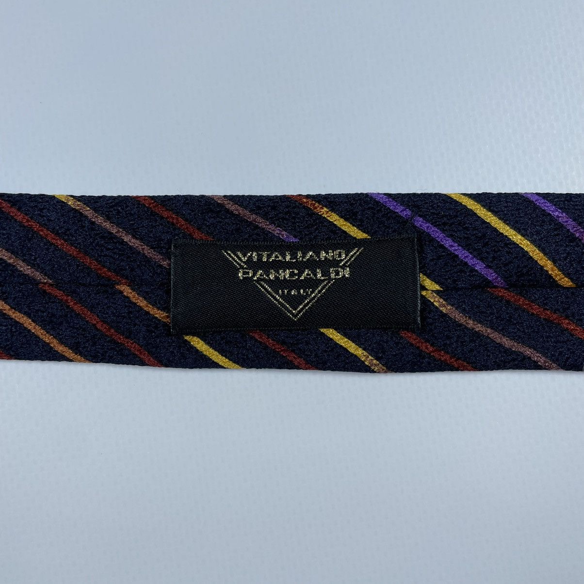 Vitaliano VITALIANO PANCALDI Vintage Silk Tie Art Deco Size ONE SIZE - 5 Thumbnail