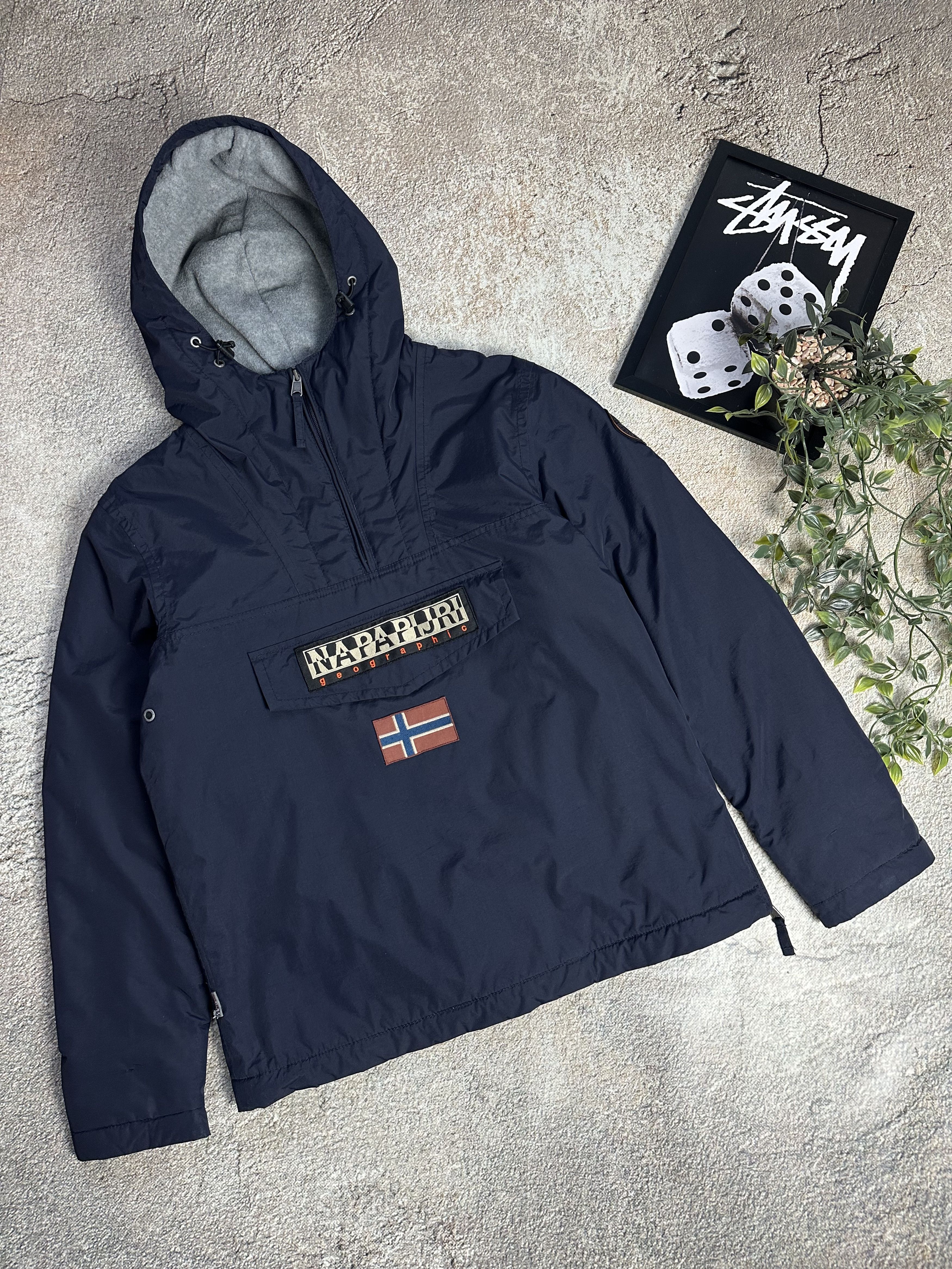 Napapijri Vintage Napapijiri Rainforest Winter Anorak Jacket 1/3 Zip Size US S / EU 44-46 / 1 - 1 Thumbnail