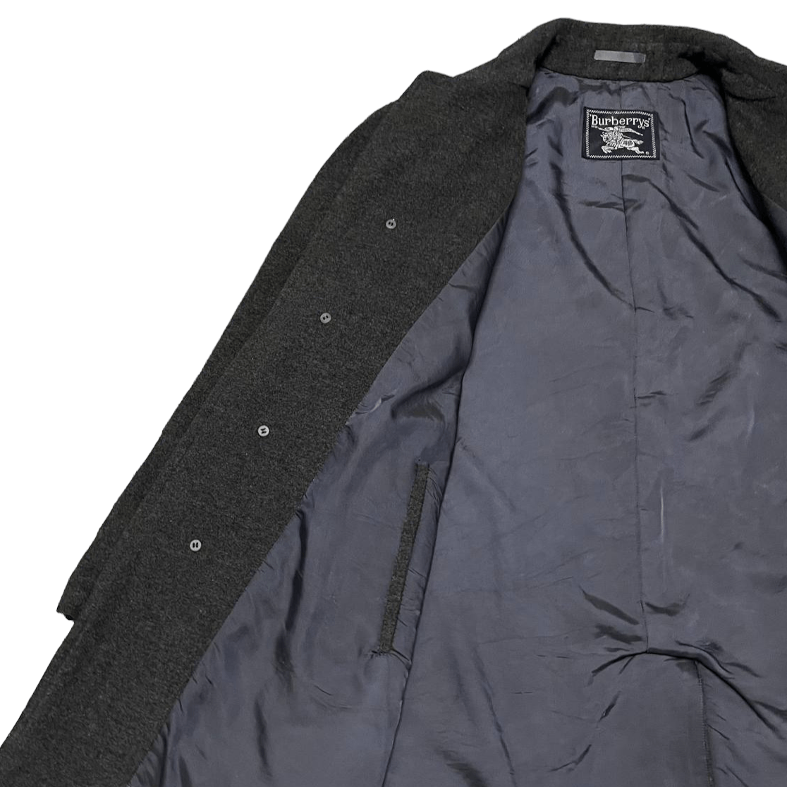 Burberry Vintage Burberry Wool & Cashmere Long Coat Size US L / EU 52-54 / 3 - 6 Thumbnail