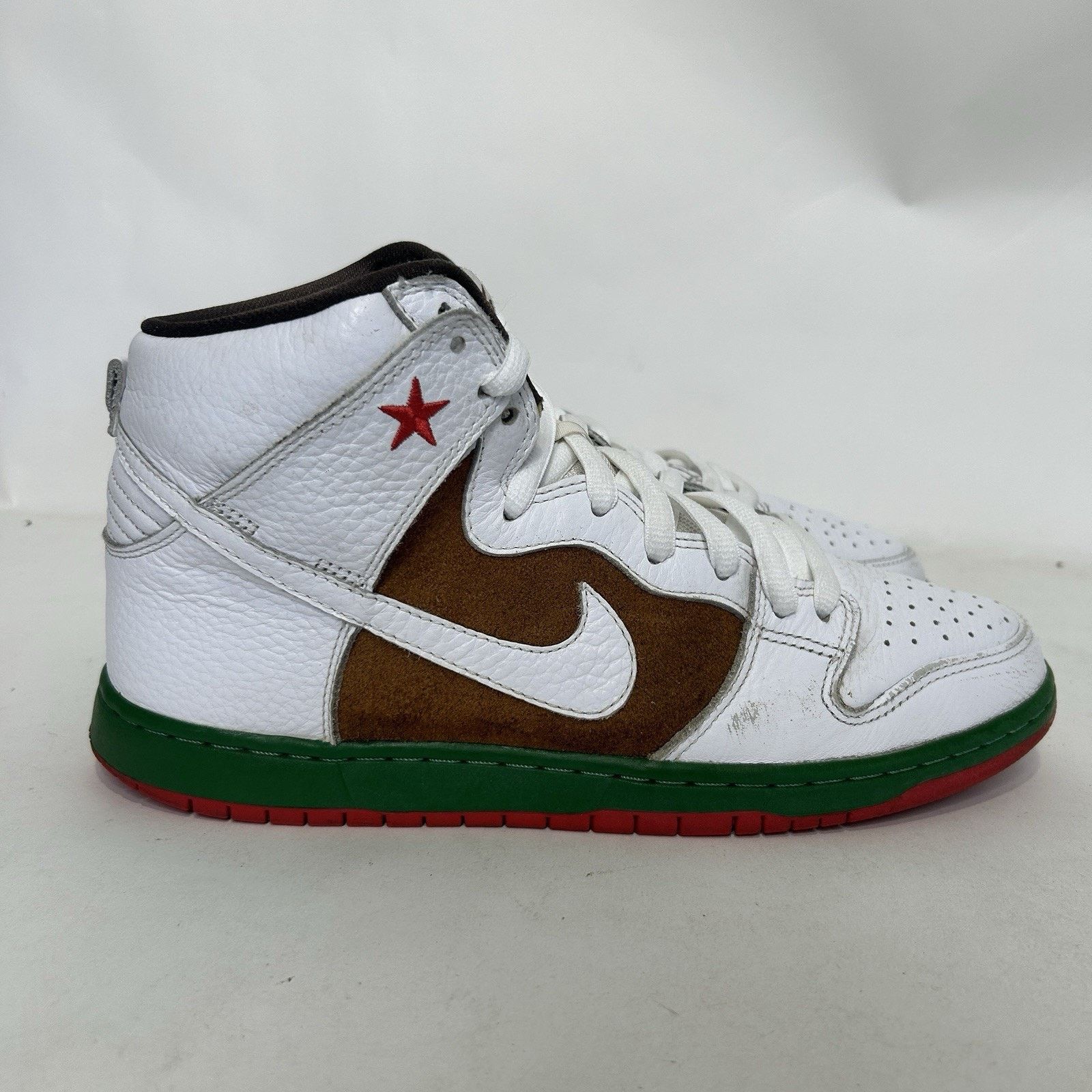 Nike Nike SB Dunk High “California Republic/Pecan White” Size US 11 / EU 44 - 4 Thumbnail