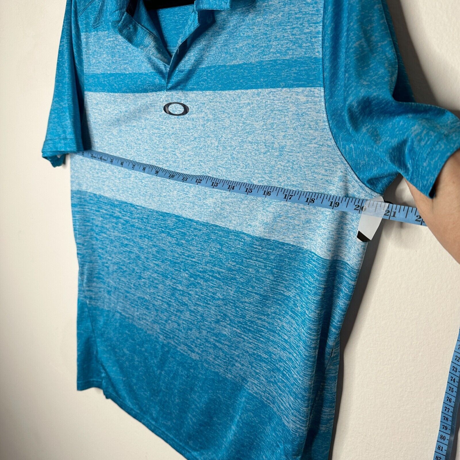 Oakley Oakley Bristol Blue Short Sleeve Multi Stripe Polo Shirt S Size US S / EU 44-46 / 1 - 10 Thumbnail